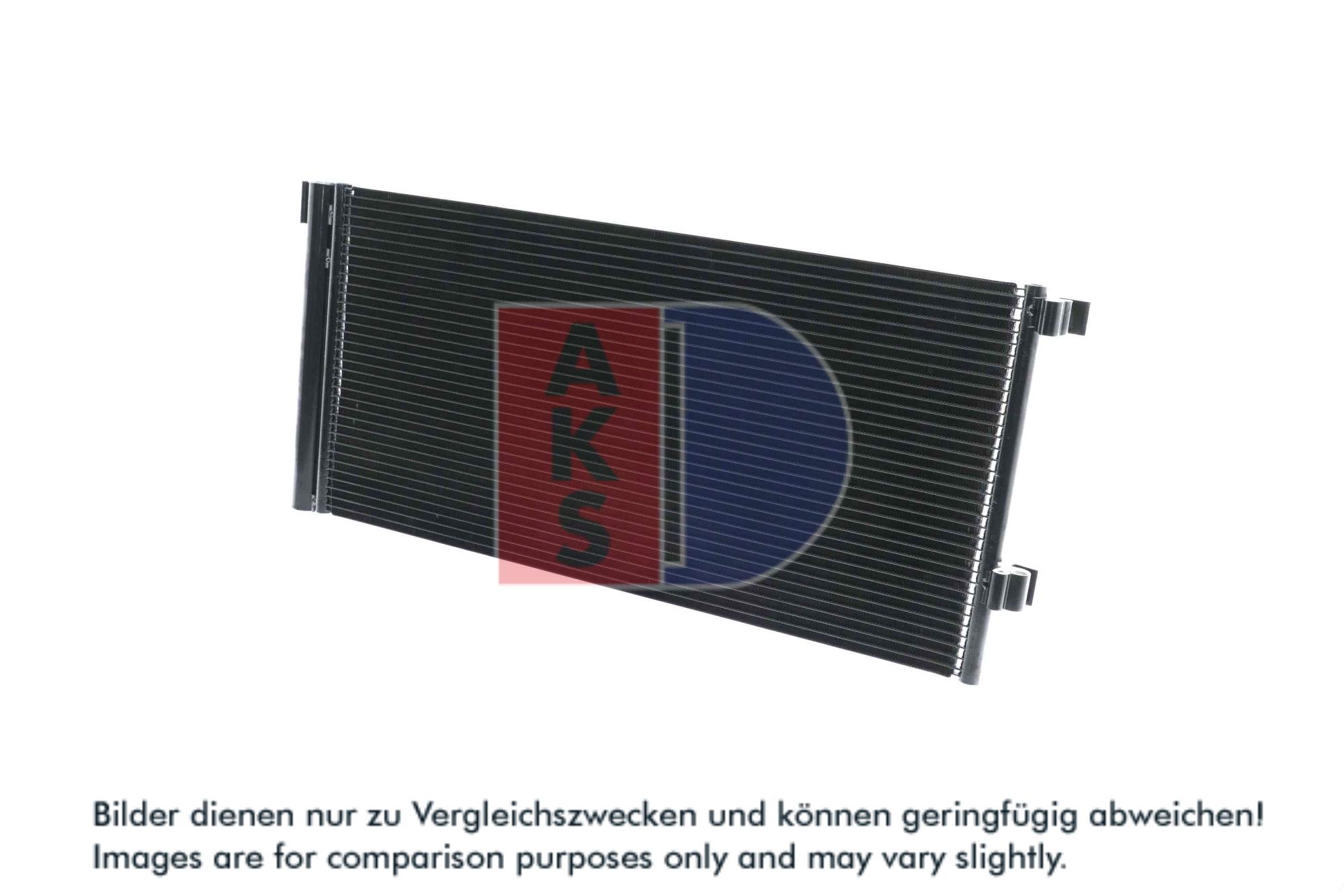 AKS DASIS Kondensor, klimaanlæg 182038n for RENAULT