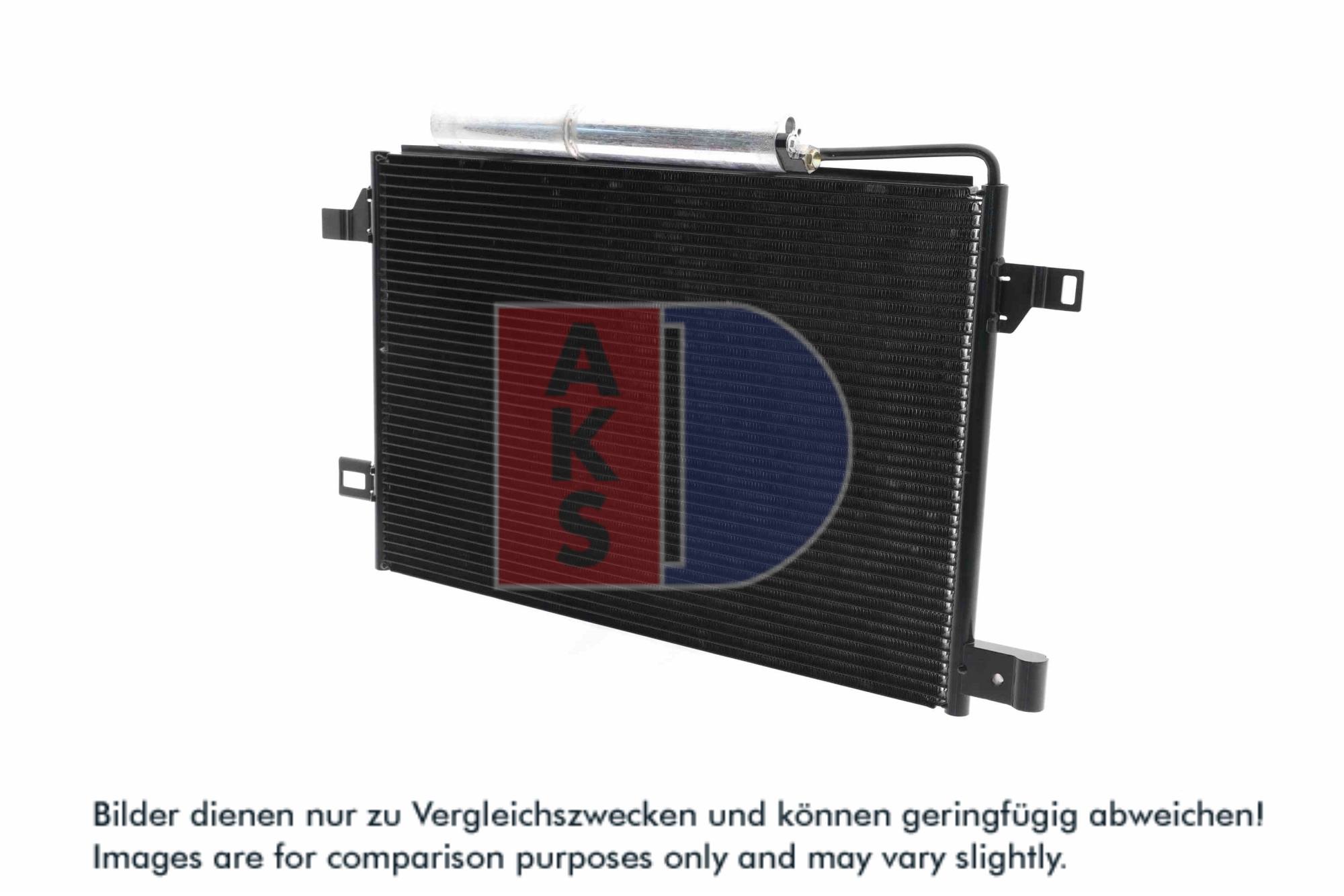 AKS DASIS Kondensor, klimaanlæg 122024n for MERCEDES-BENZ
