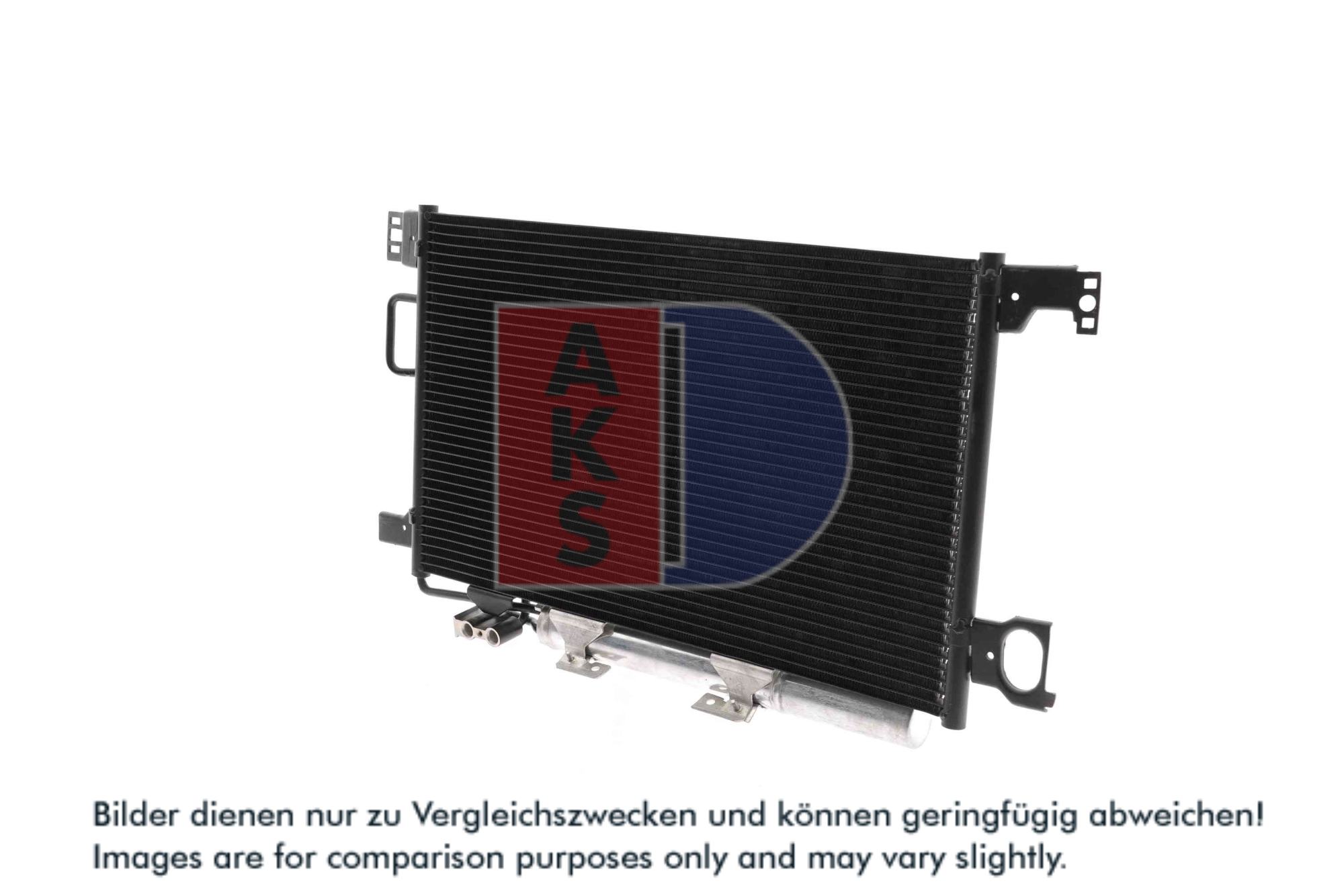 AKS DASIS Kondensor, klimaanlæg 122025n for MERCEDES-BENZ