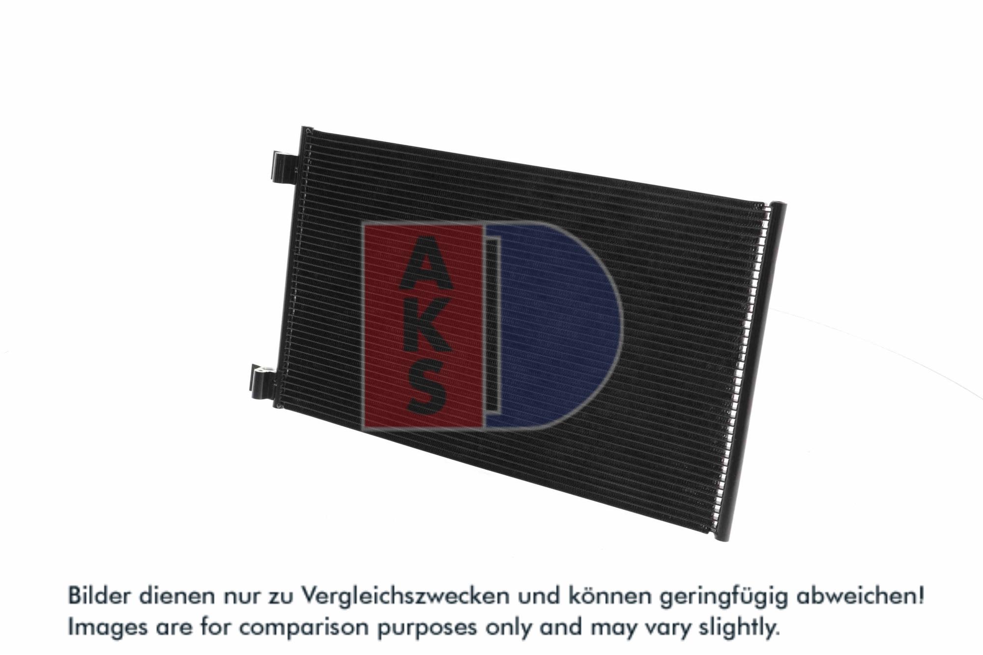 AKS DASIS Kondensor, klimaanlæg 182041n for MERCEDES-BENZ RENAULT
