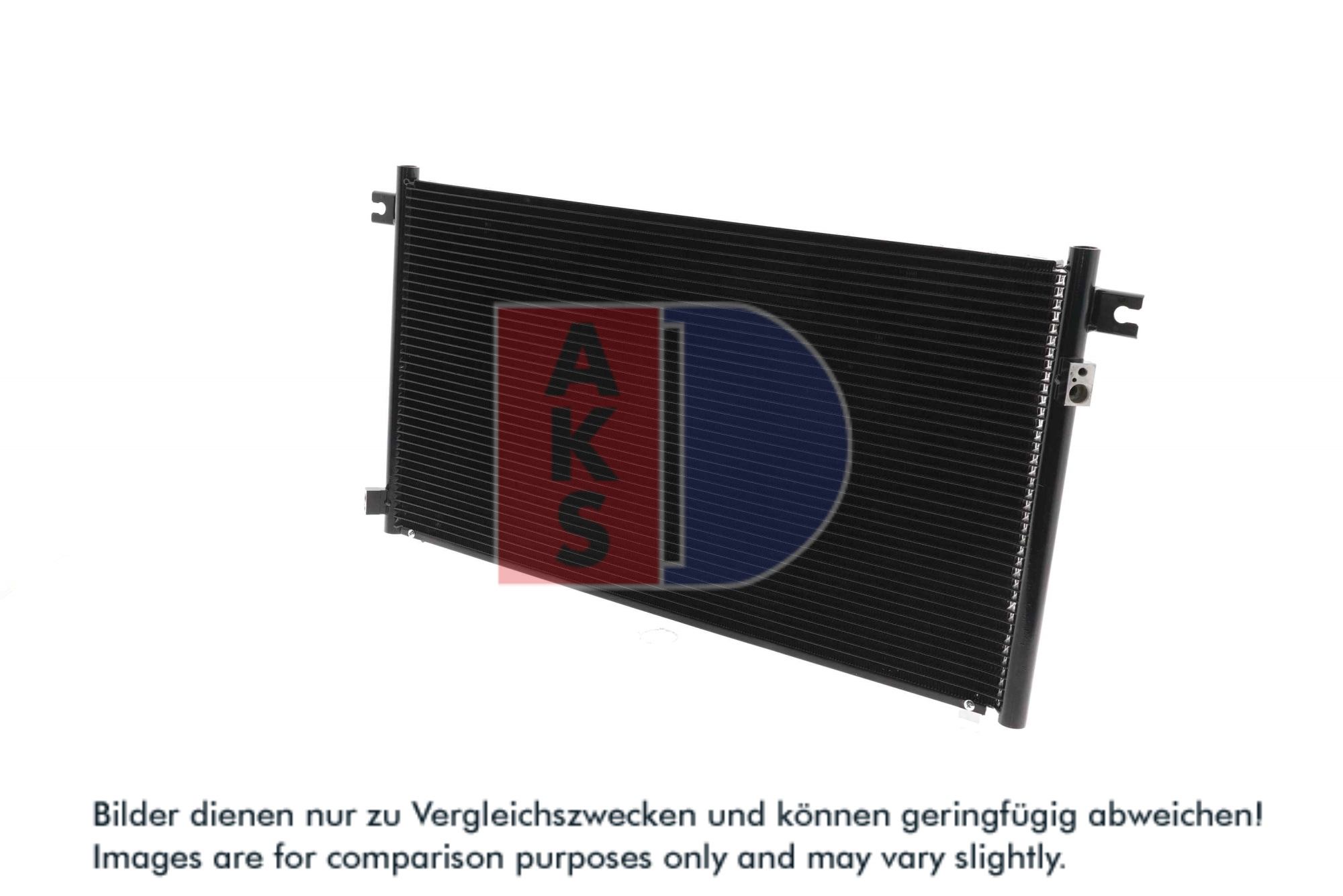 AKS DASIS Kondensor, klimaanlæg 072042n for NISSAN