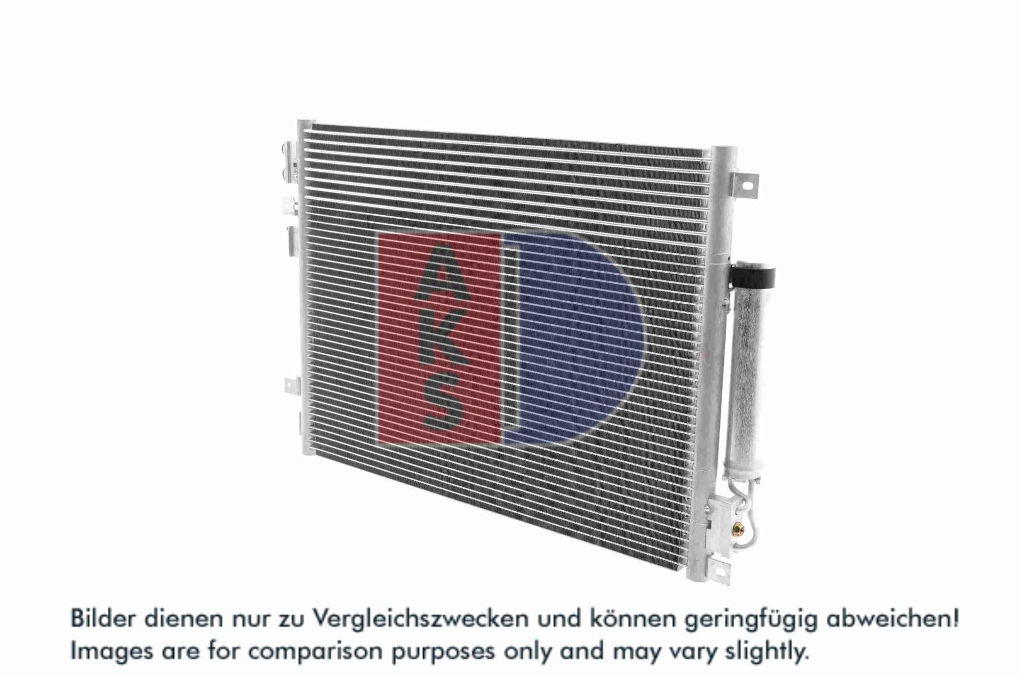 AKS DASIS Kondensor, klimaanlæg 132005n for MERCEDES-BENZ