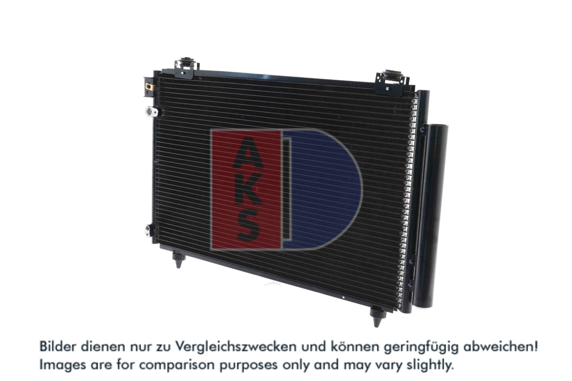 AKS DASIS Kondensor, klimaanlæg 212051n for TOYOTA