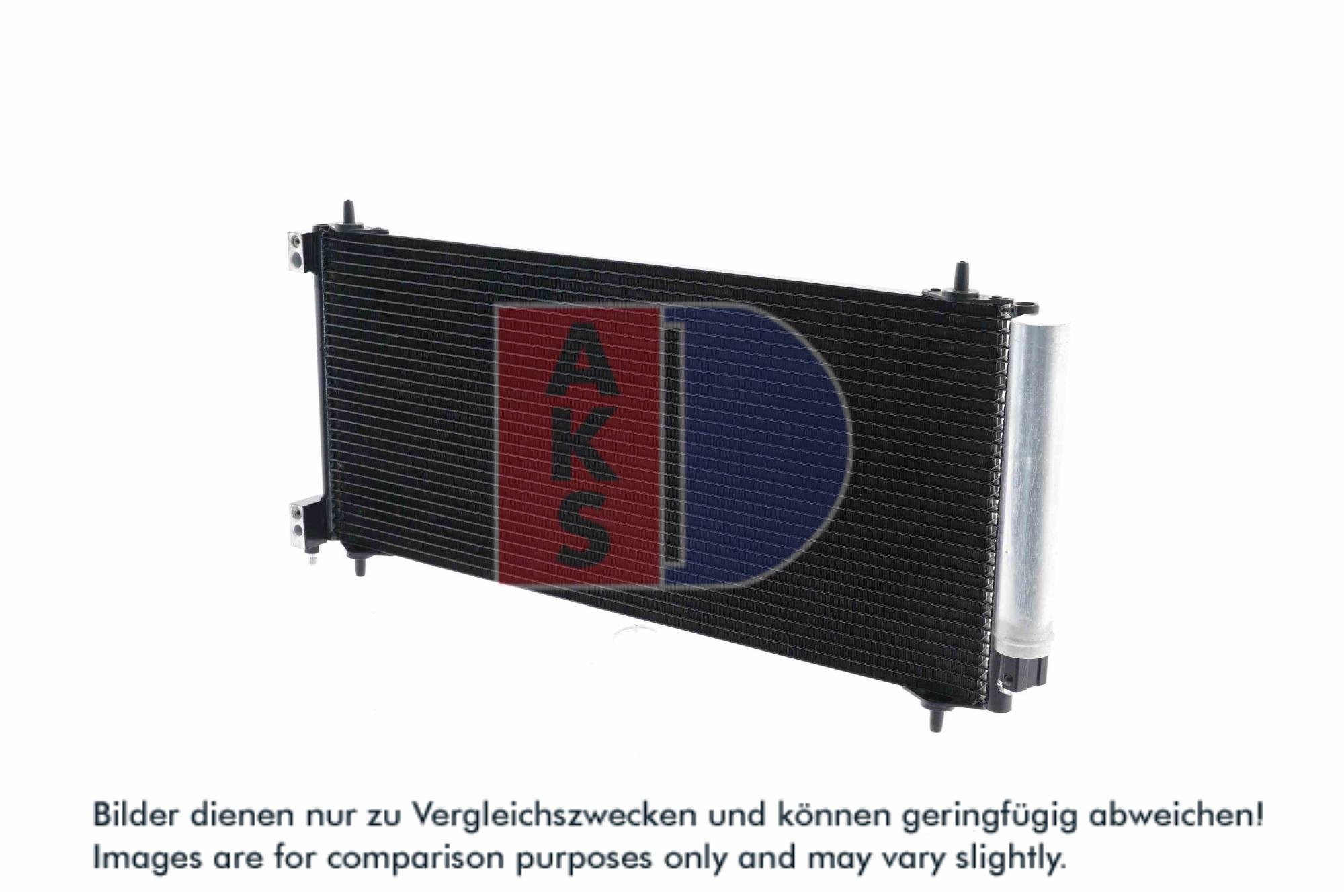 AKS DASIS Kondensor, klimaanlæg 162002n for CITROËN/PEUGEOT