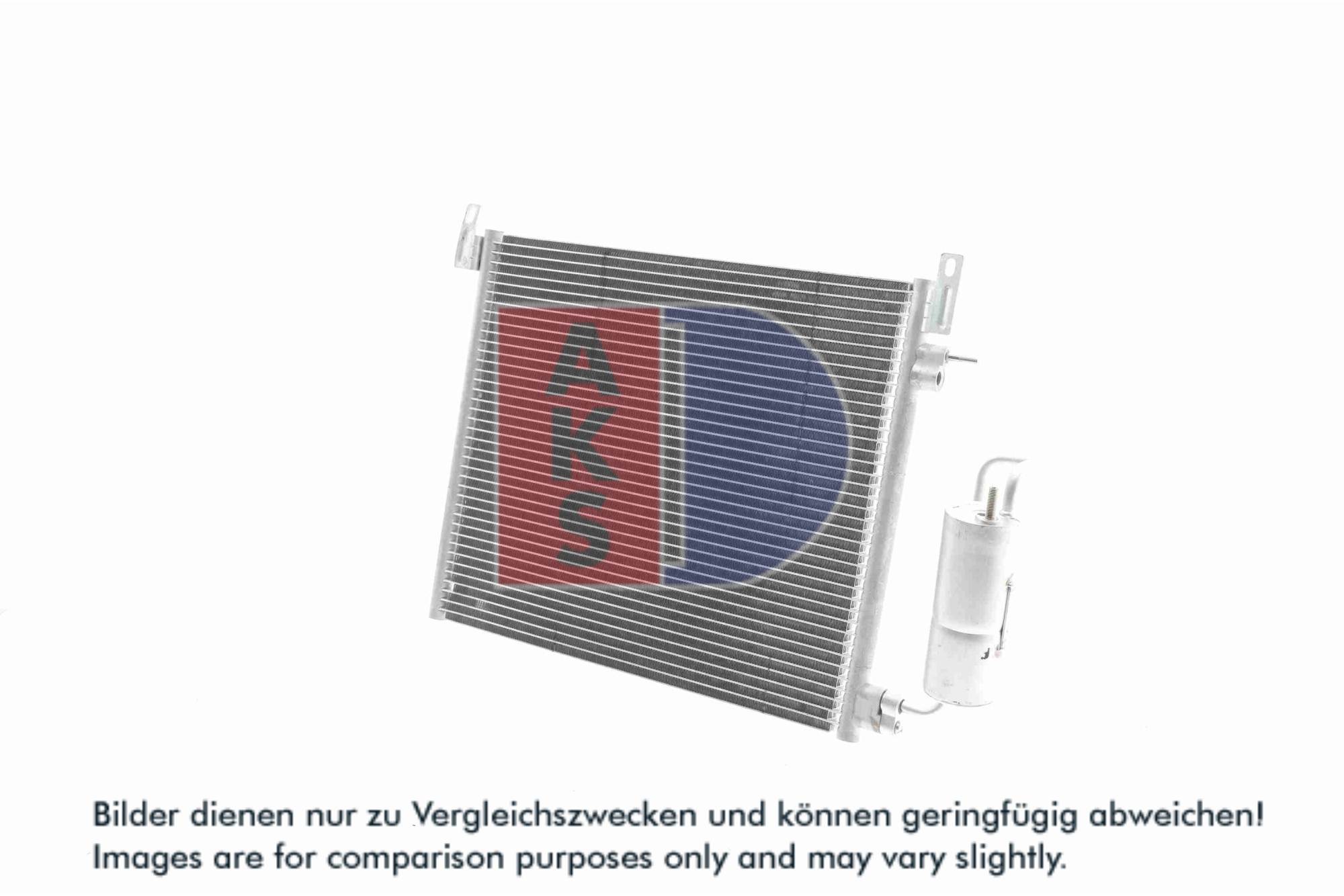 AKS DASIS Kondensor, klimaanlæg 152037n for OPEL