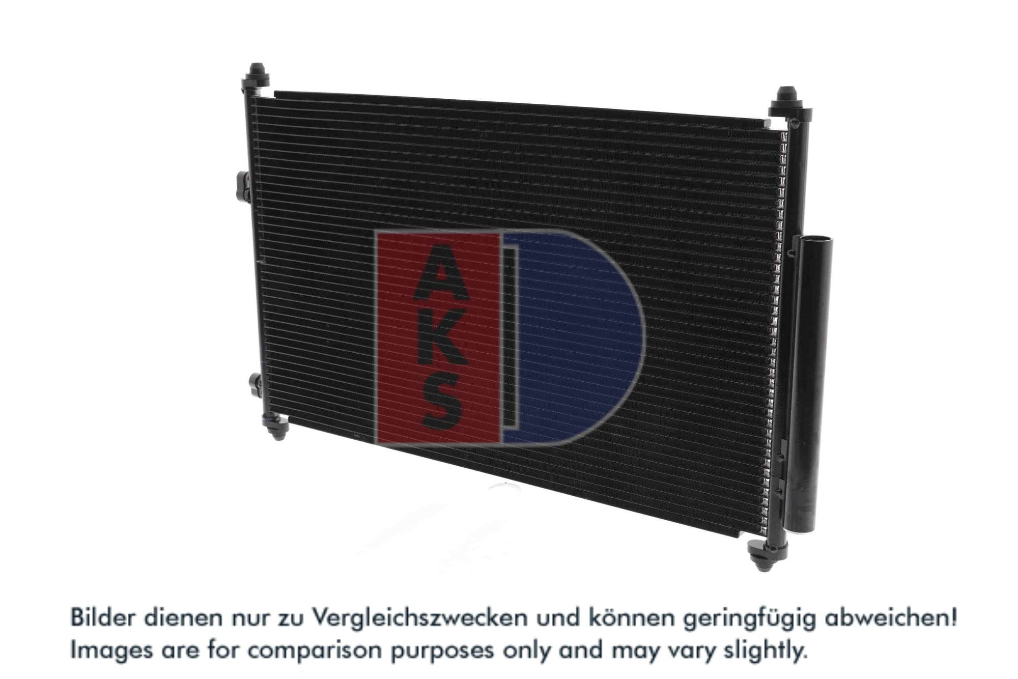 AKS DASIS Kondensor, klimaanlæg 212063n for TOYOTA