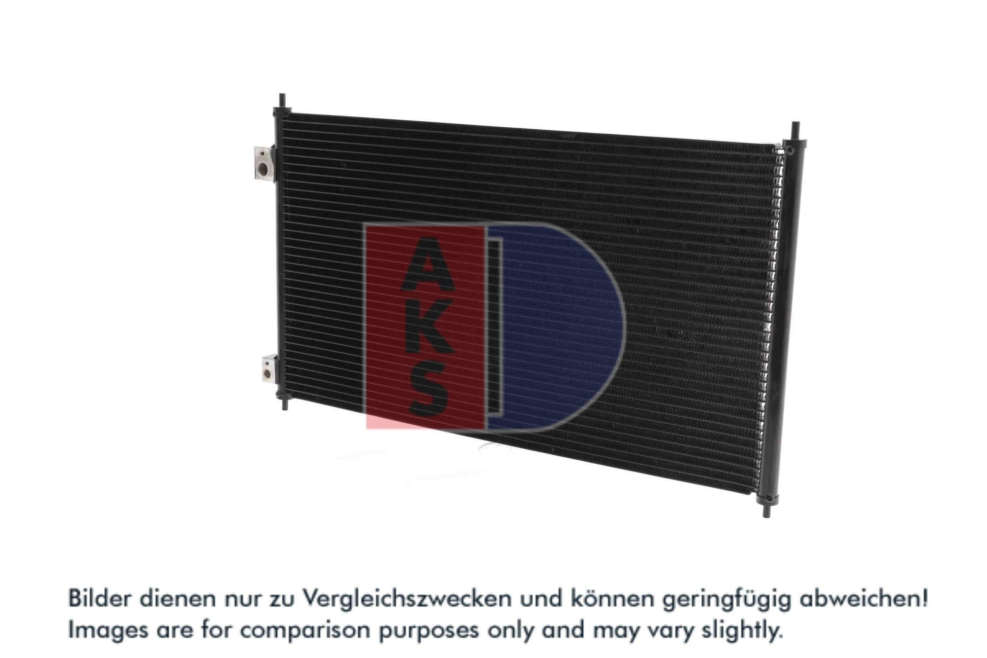 AKS DASIS Kondensor, klimaanlæg 102007n for HONDA