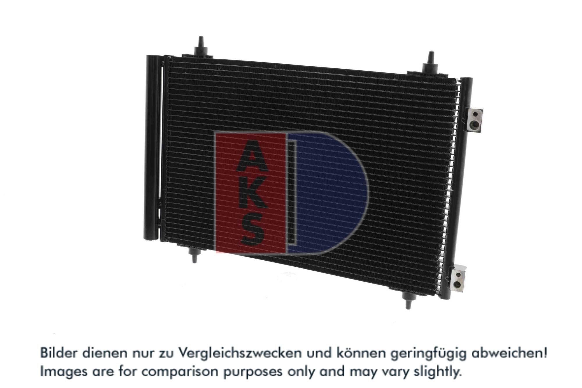 AKS DASIS Kondensor, klimaanlæg 062017n for CITROËN/PEUGEOT ALFAROME/FIAT/LANCI