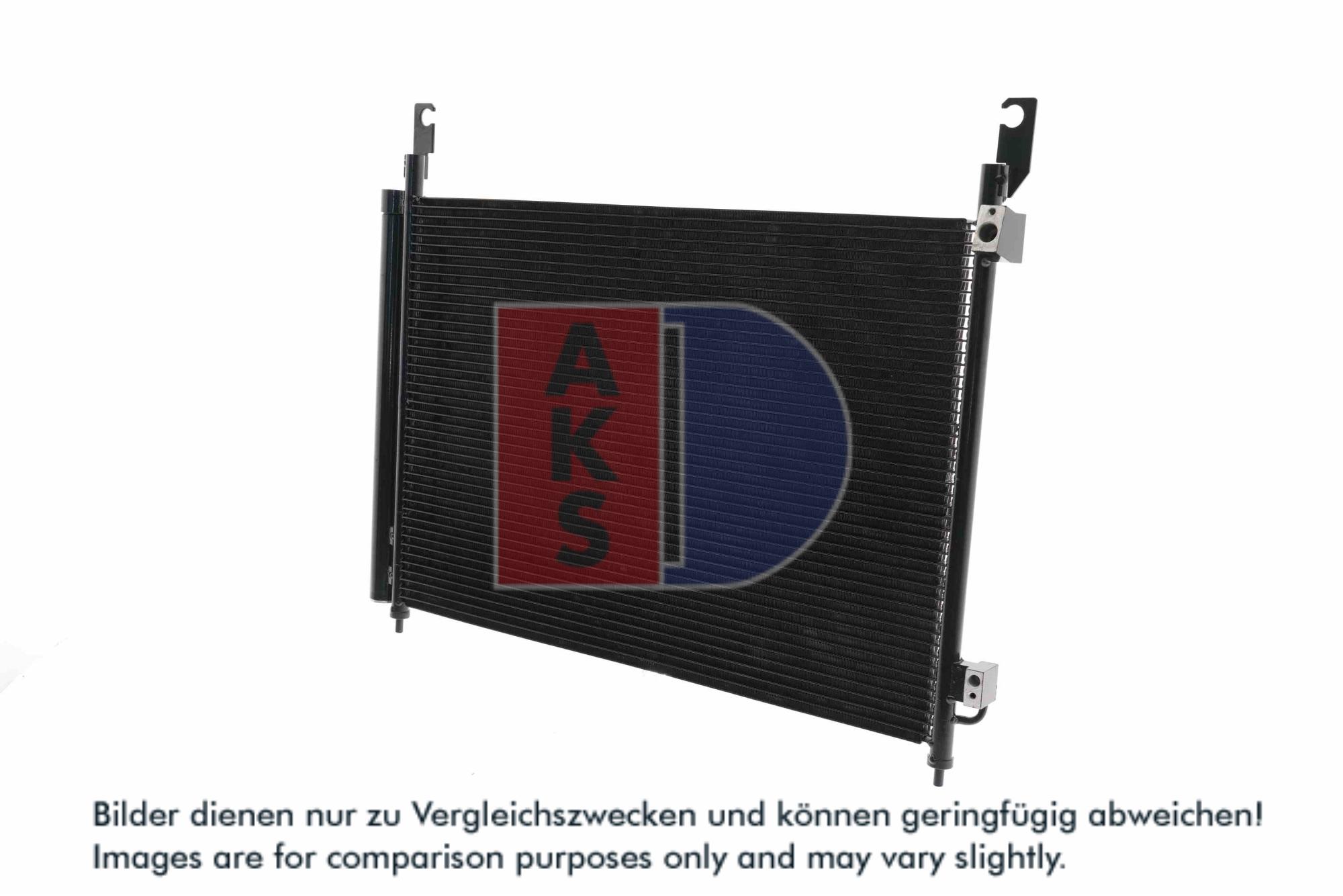 AKS DASIS Kondensor, klimaanlæg 182047n for RENAULT