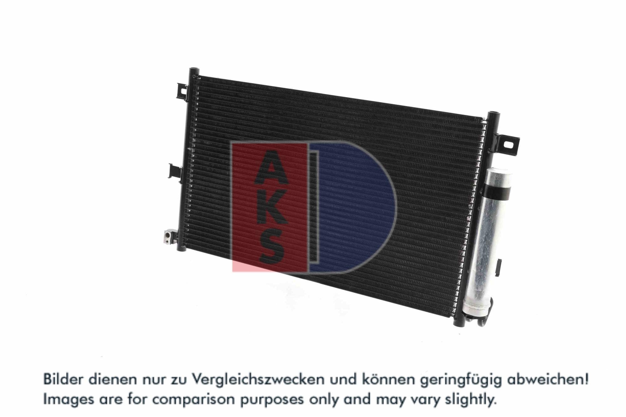 AKS DASIS Kondensor, klimaanlæg 112037n for MAZDA