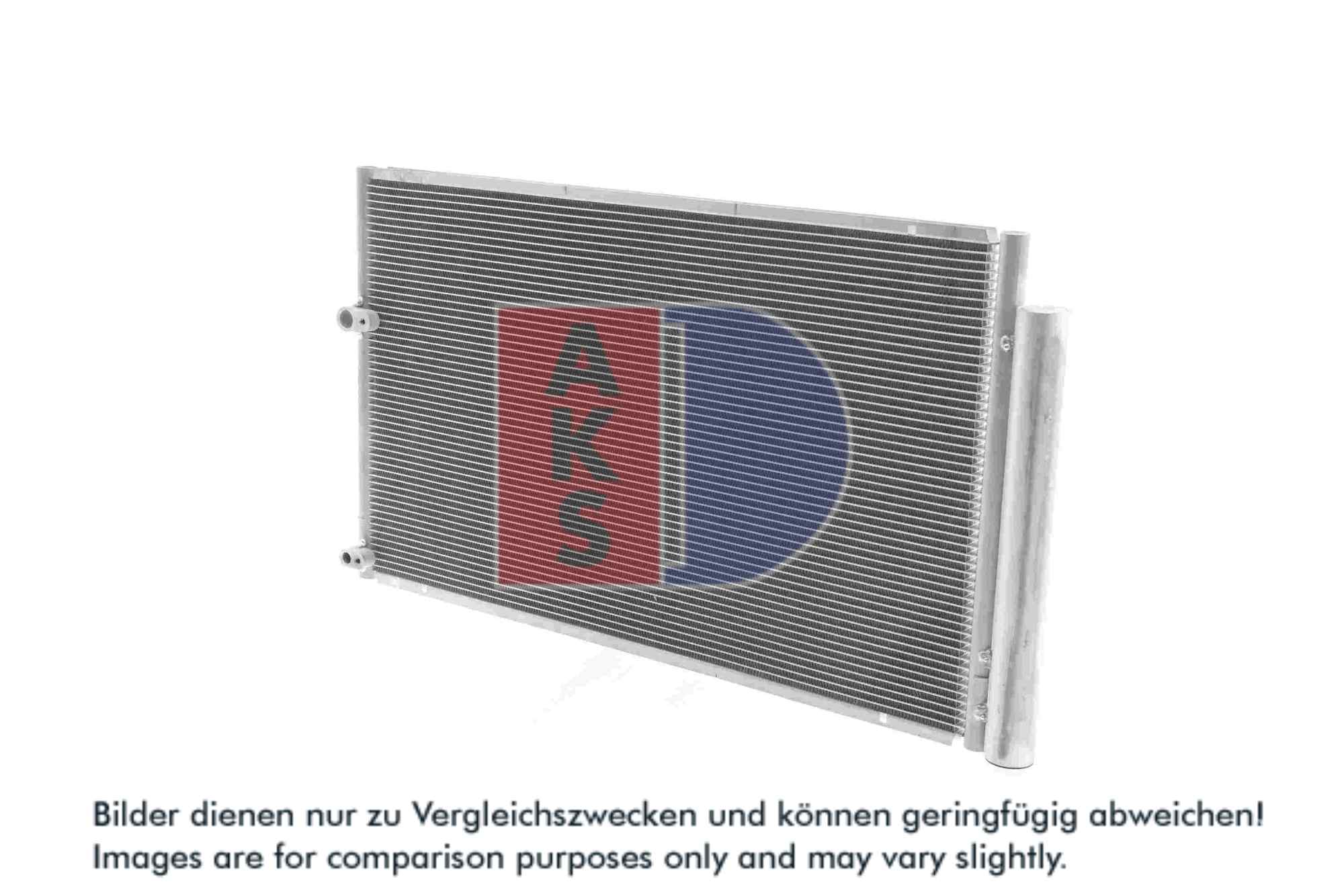 AKS DASIS Kondensor, klimaanlæg 212042n for TOYOTA