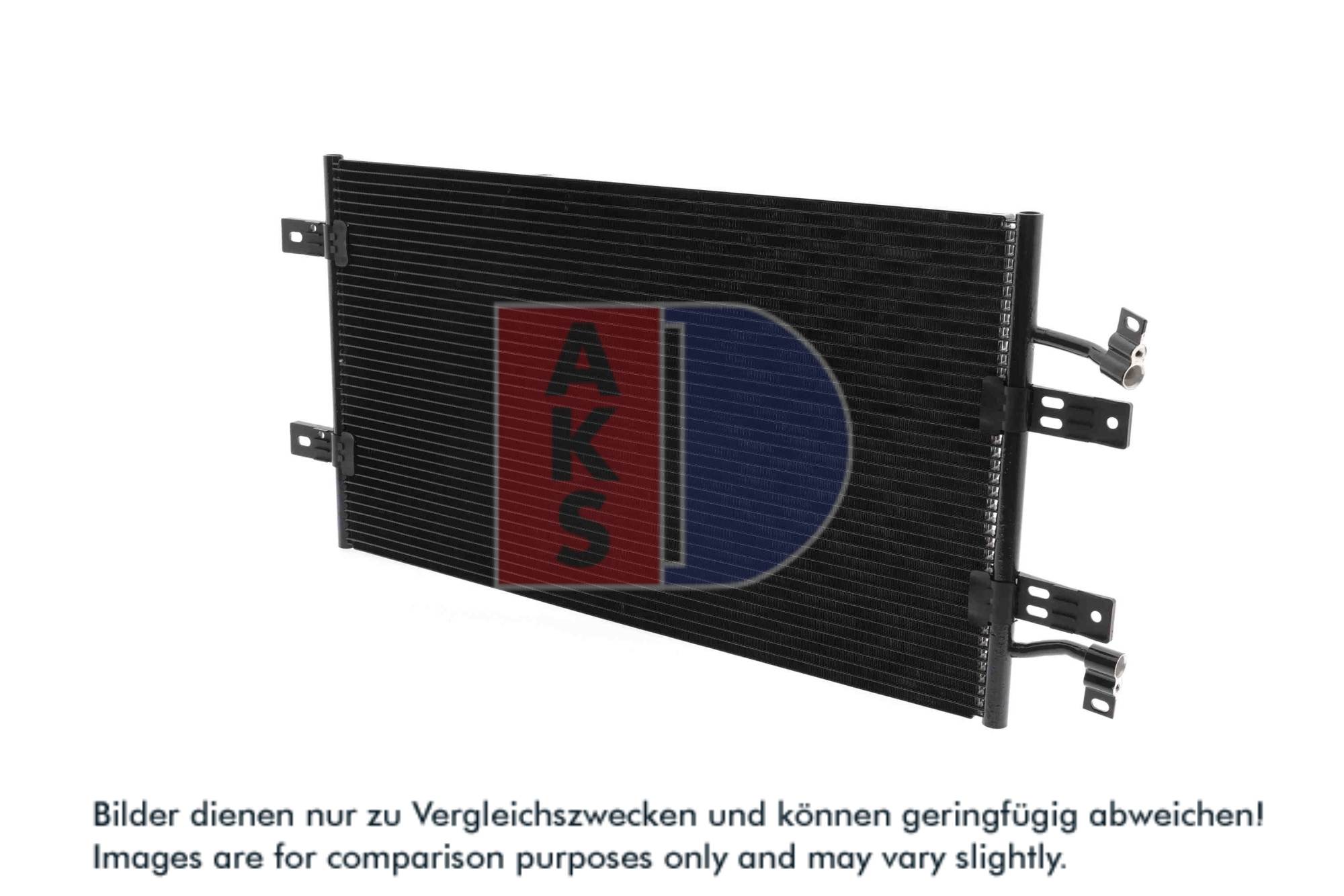 AKS DASIS Kondensor, klimaanlæg 182044n for OPEL NISSAN RENAULT