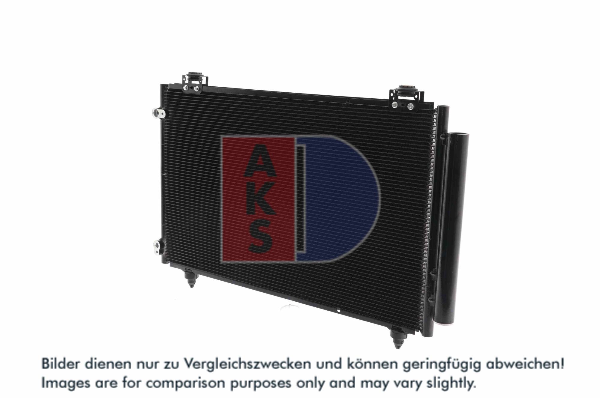 AKS DASIS Kondensor, klimaanlæg 212066n for TOYOTA