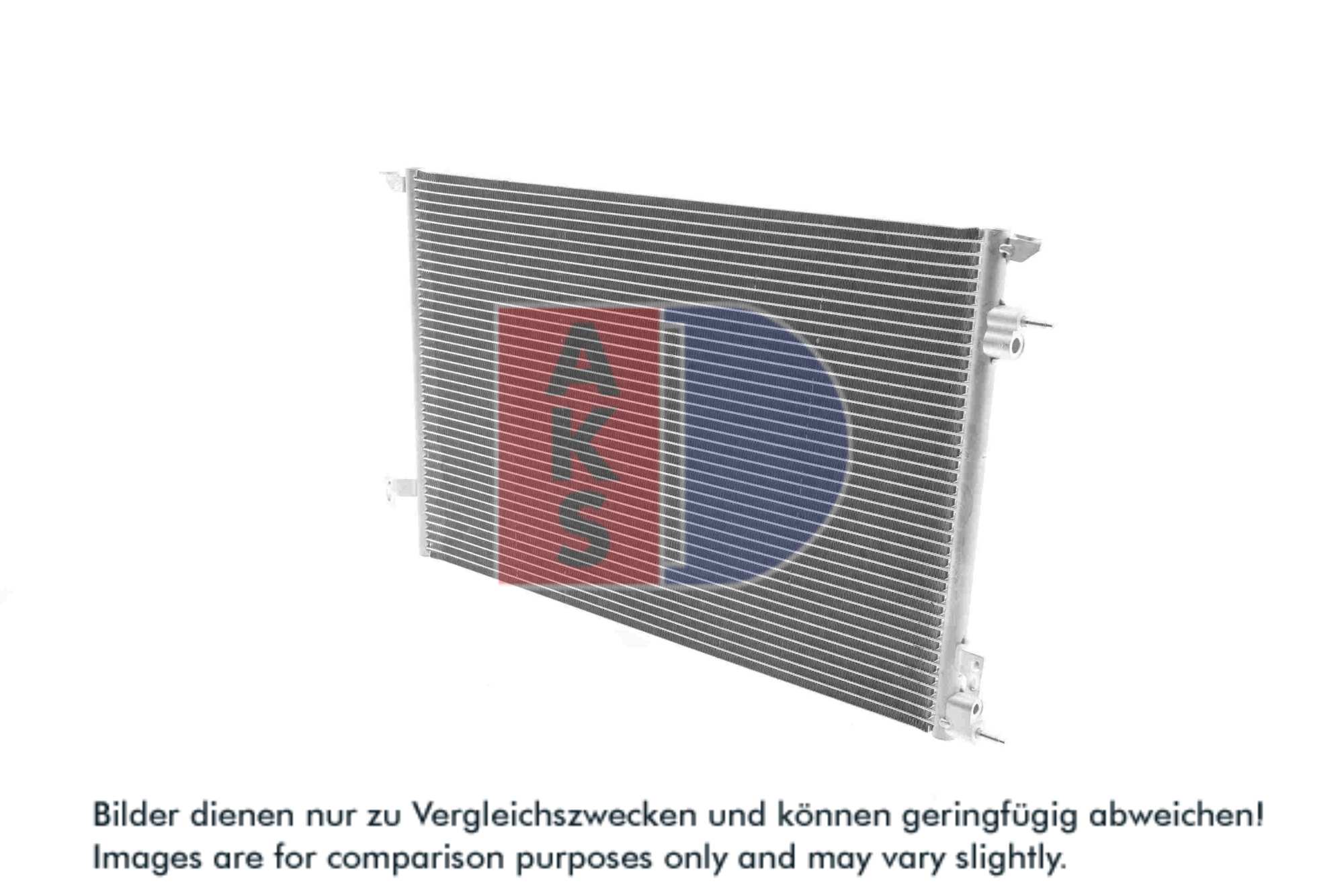 AKS DASIS Kondensor, klimaanlæg 152038n for OPEL