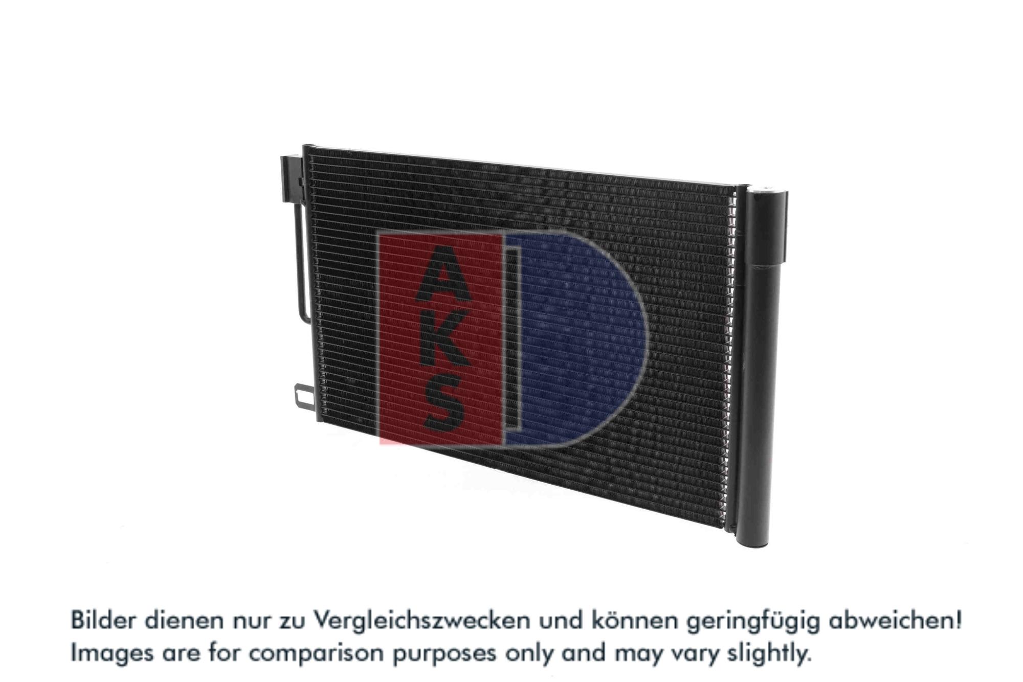 AKS DASIS Kondensor, klimaanlæg 152031n for OPEL ALFAROME/FIAT/LANCI CITROËN/PEUGEOT