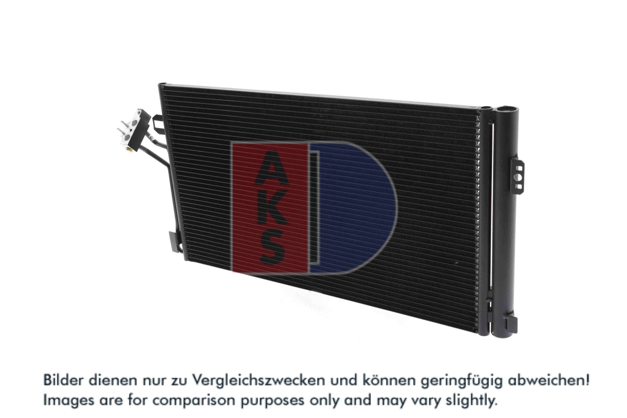 AKS DASIS Kondensor, klimaanlæg 122032n for MERCEDES-BENZ