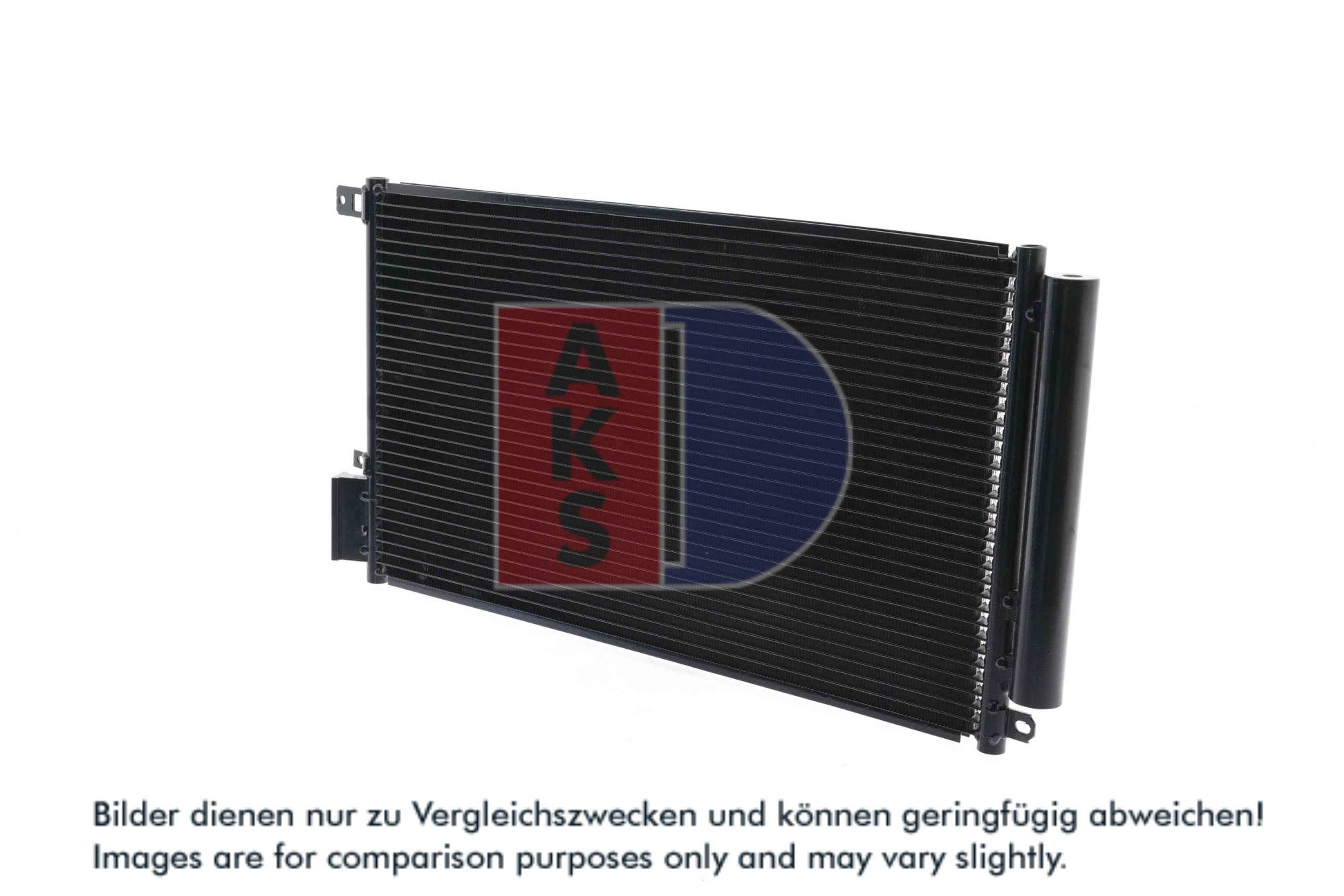 AKS DASIS Kondensor, klimaanlæg 022005n for OPEL ALFAROME/FIAT/LANCI