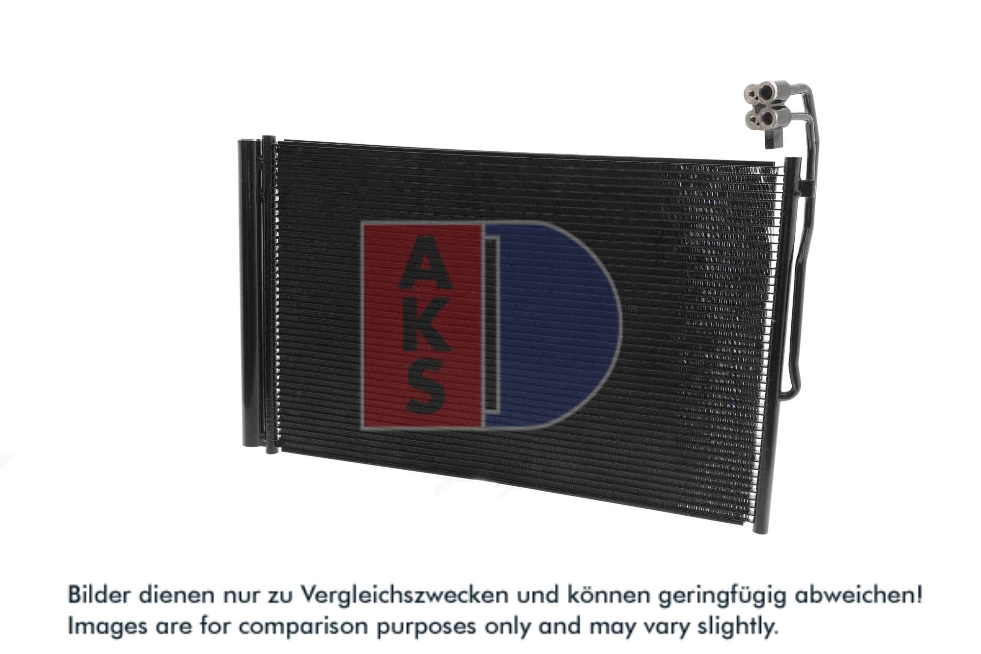 AKS DASIS Kondensor, klimaanlæg 042026n for PORSCHE VAG
