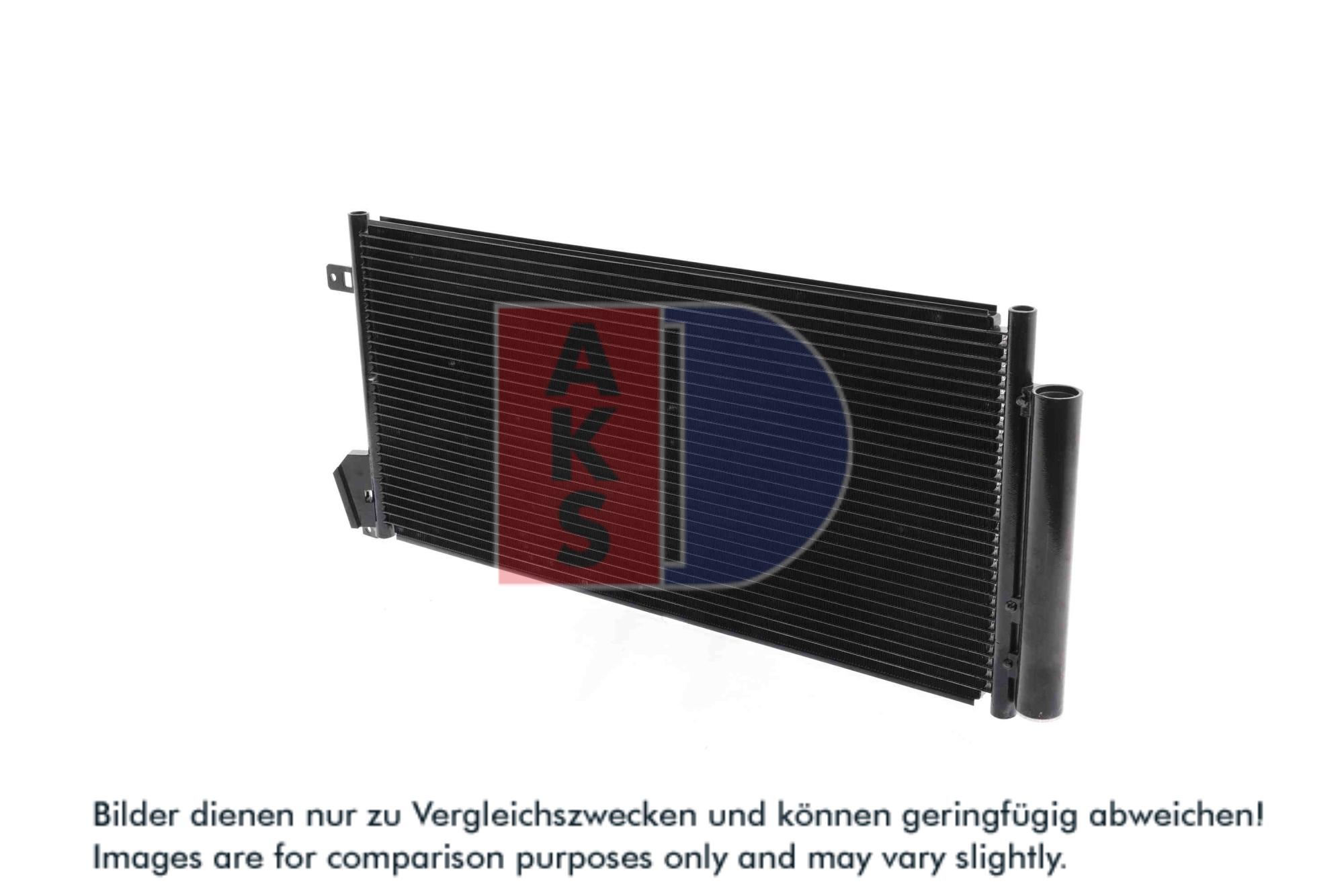 AKS DASIS Kondensor, klimaanlæg 082049n for OPEL ALFAROME/FIAT/LANCI