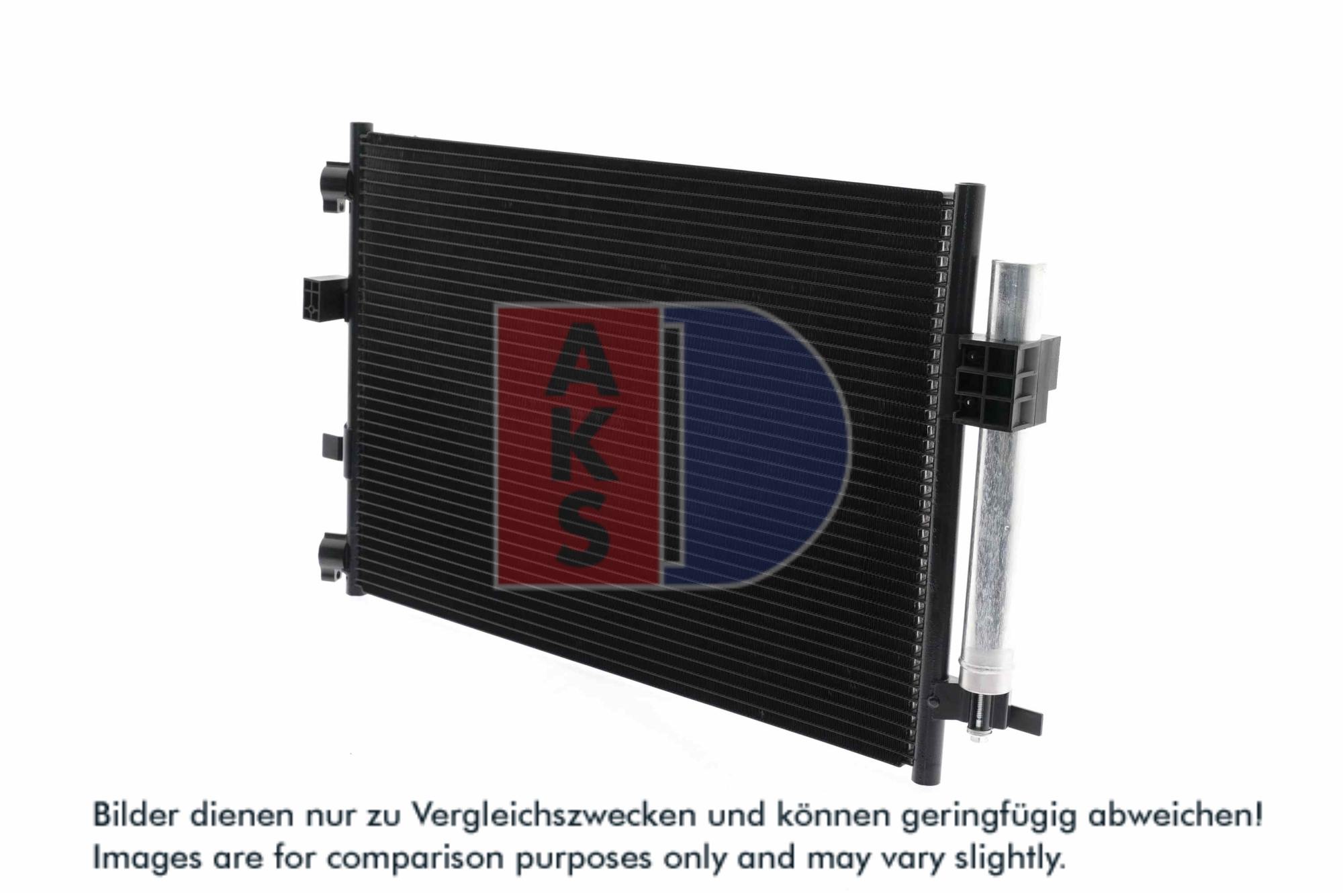 AKS DASIS Kondensor, klimaanlæg 092052n for FORD