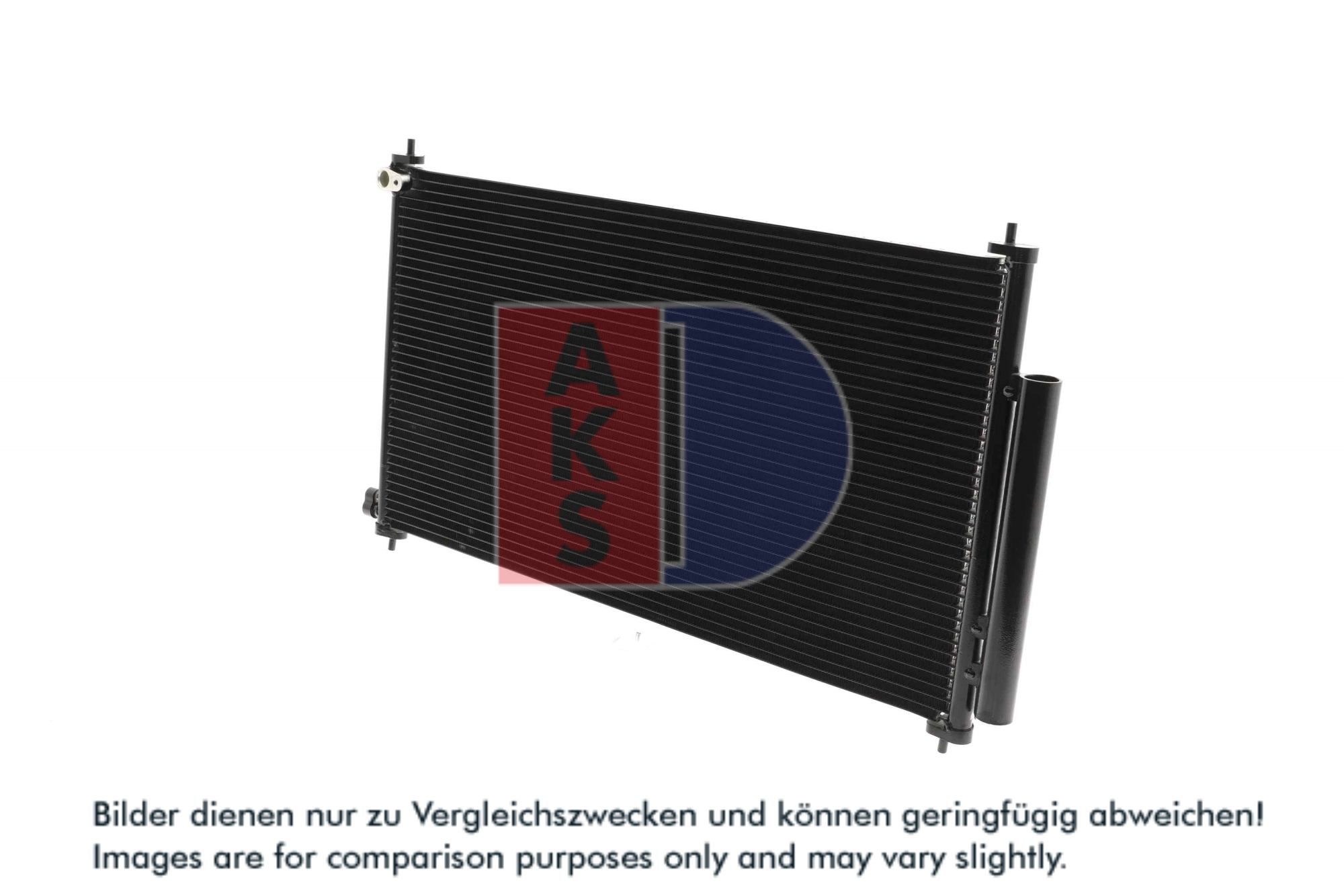 AKS DASIS Kondensor, klimaanlæg 102037n for HONDA