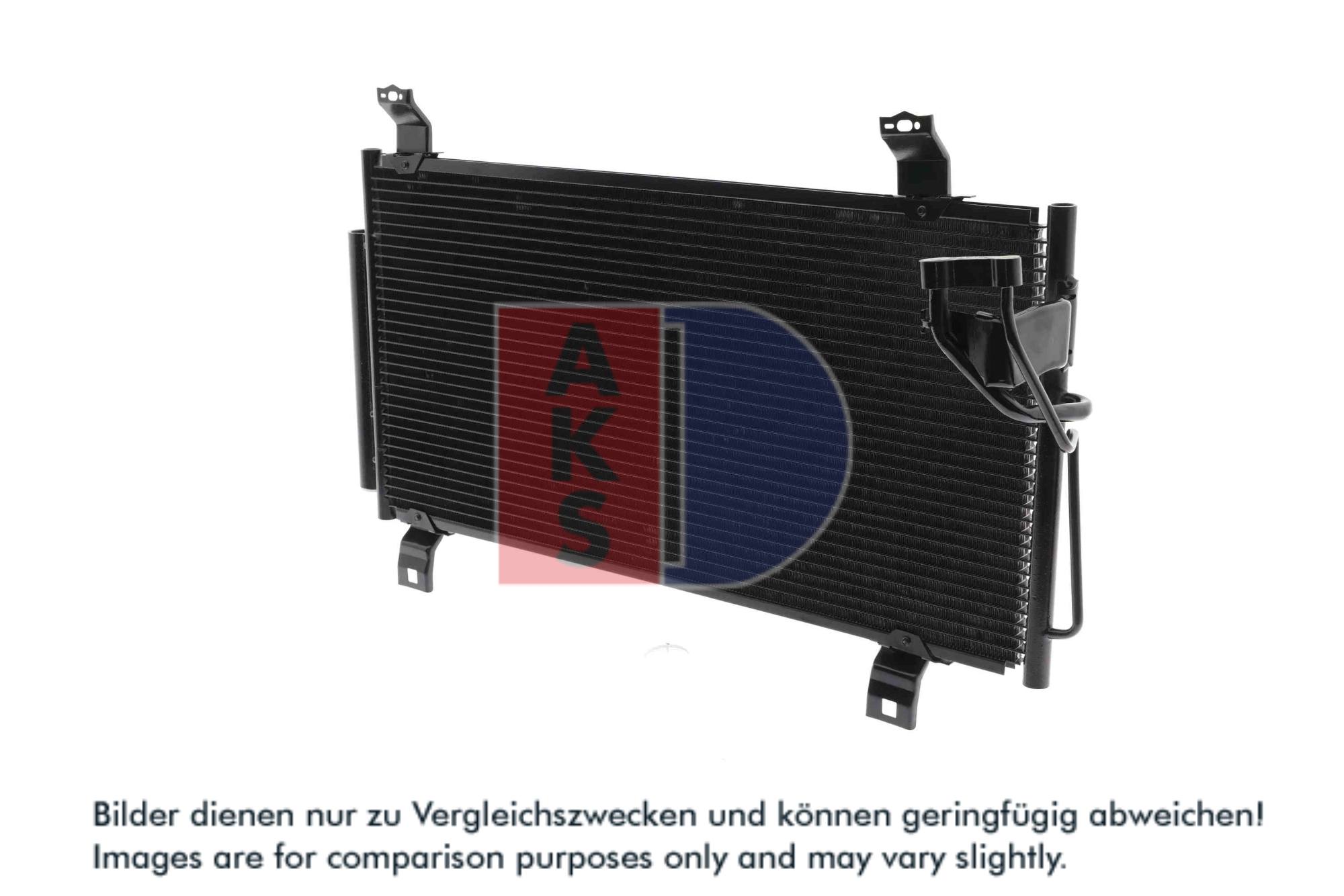 AKS DASIS Kondensor, klimaanlæg 112036n for MAZDA