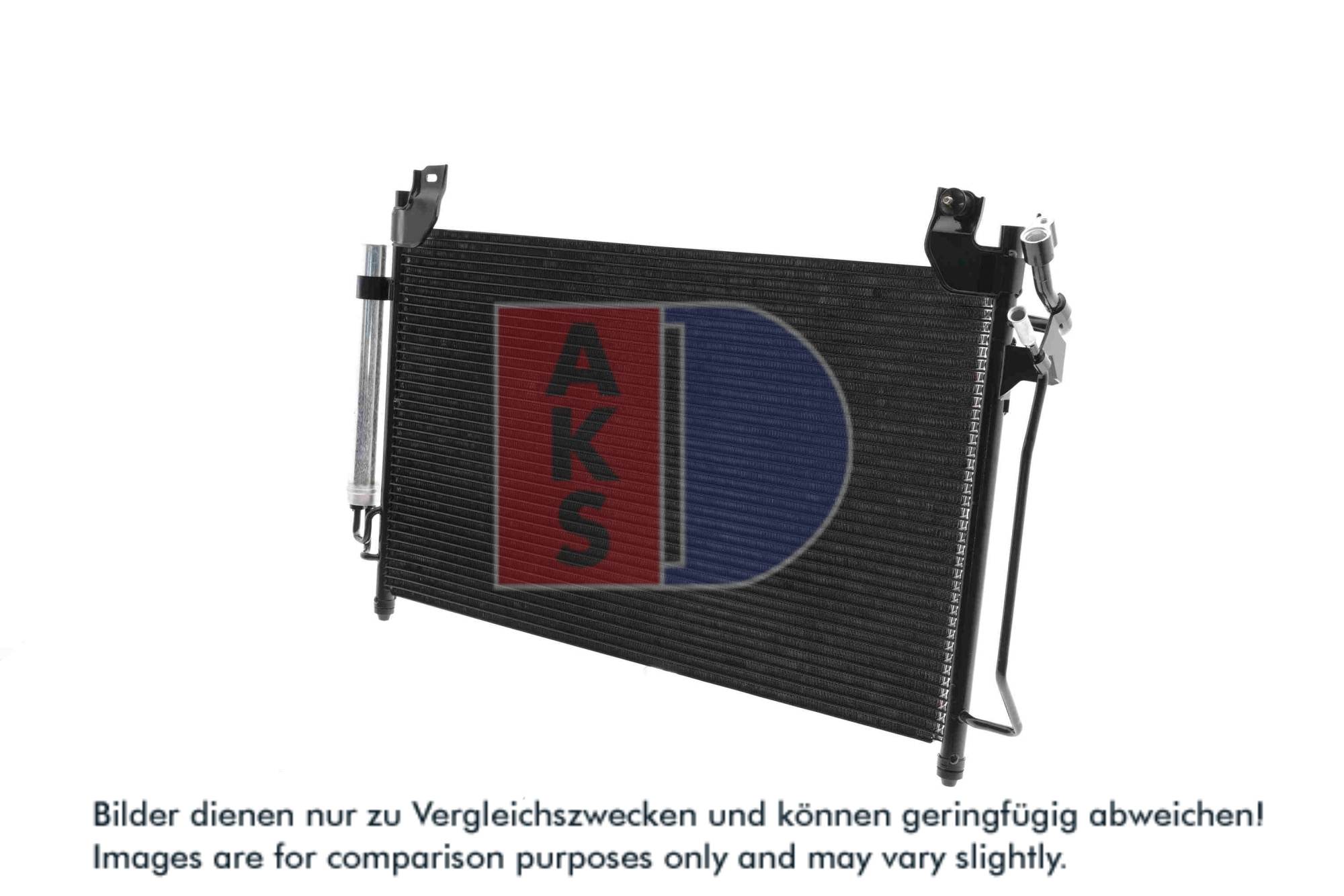 AKS DASIS Kondensor, klimaanlæg 112038n for MAZDA