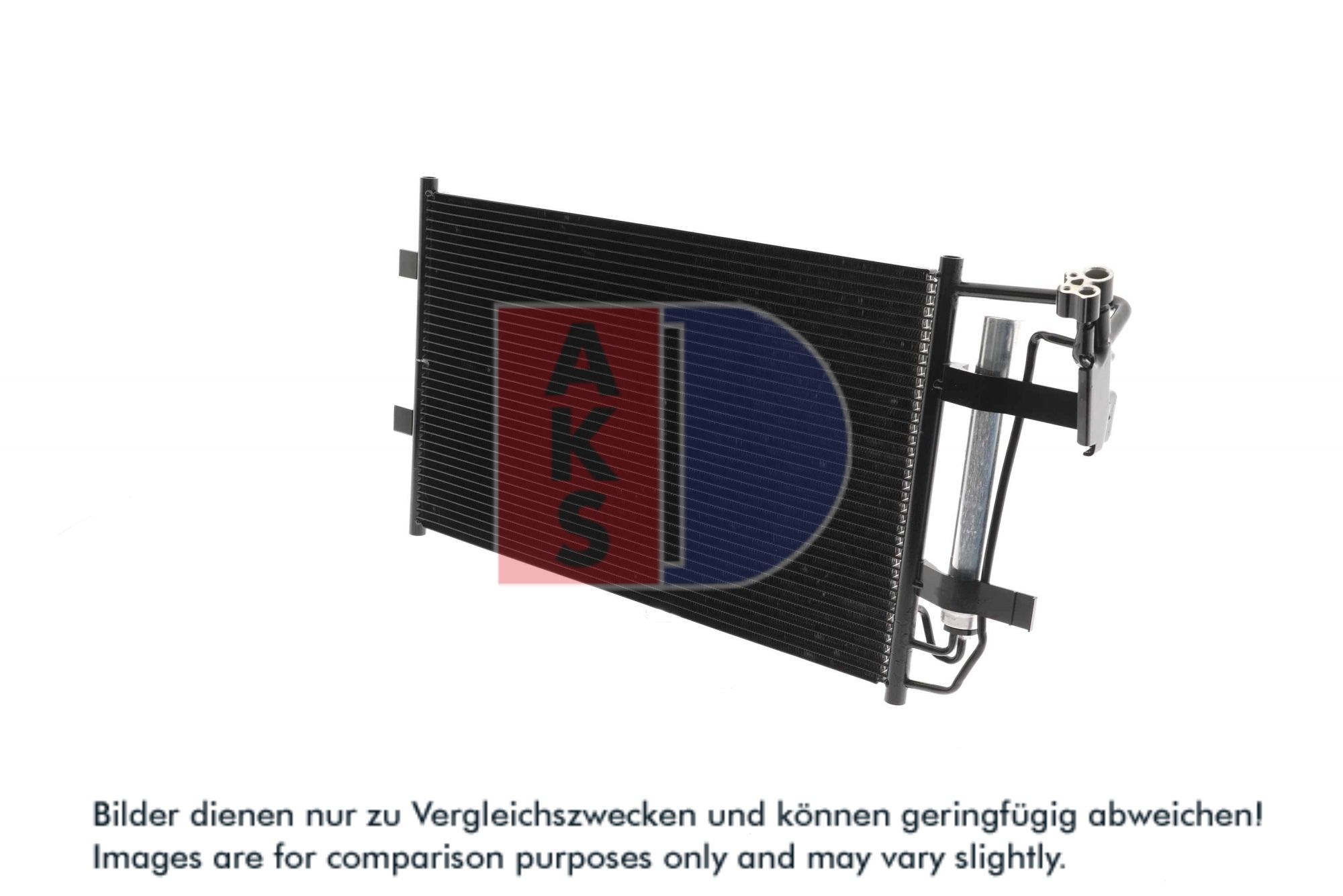AKS DASIS Kondensor, klimaanlæg 112042n for MAZDA