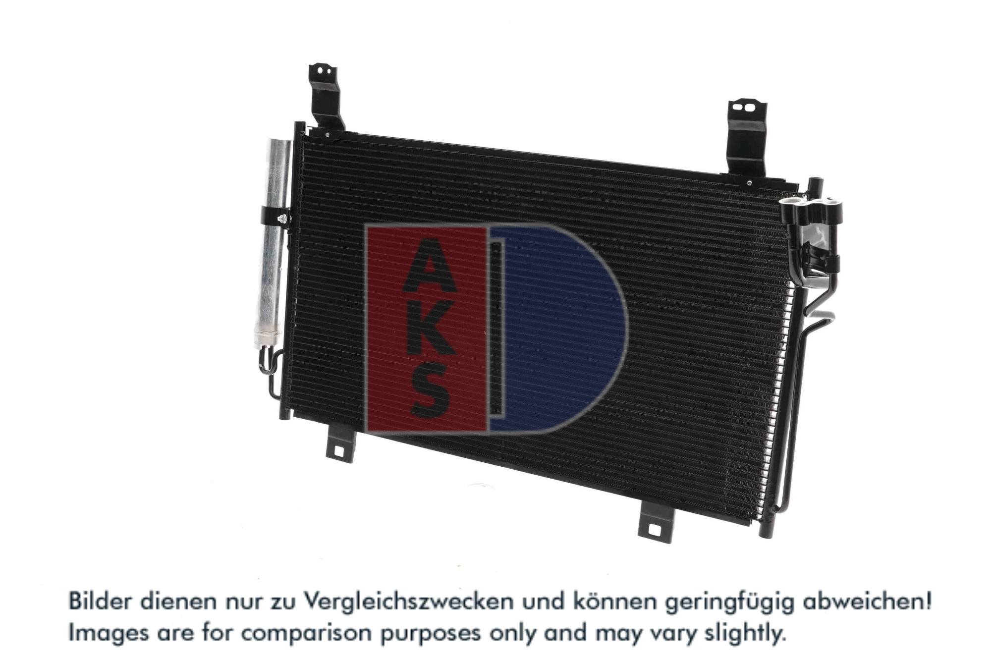 AKS DASIS Kondensor, klimaanlæg 112045n for MAZDA