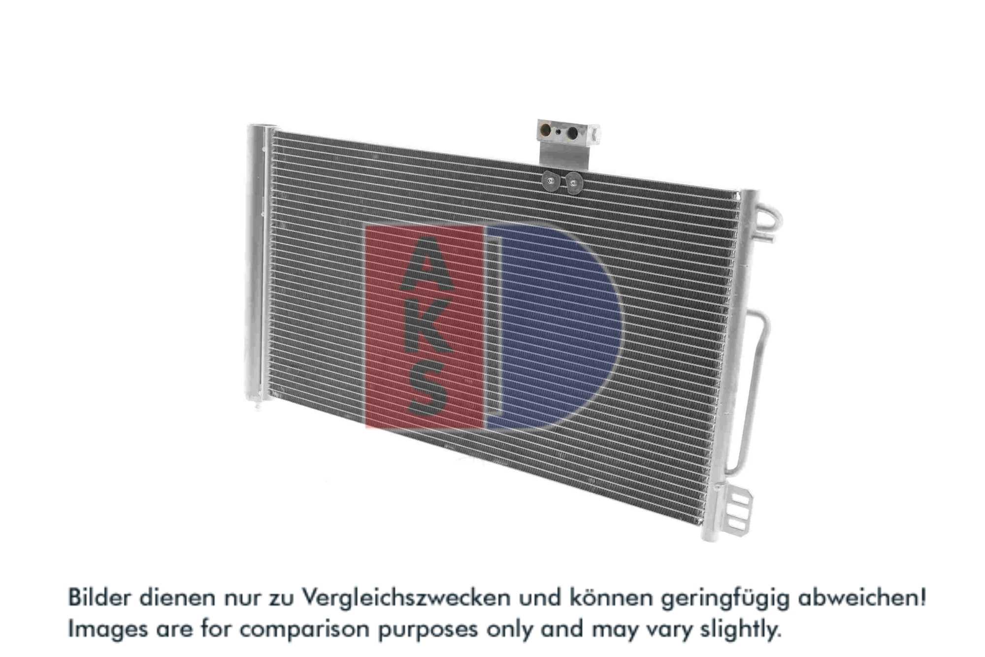 AKS DASIS Kondensor, klimaanlæg 122029n for MERCEDES-BENZ
