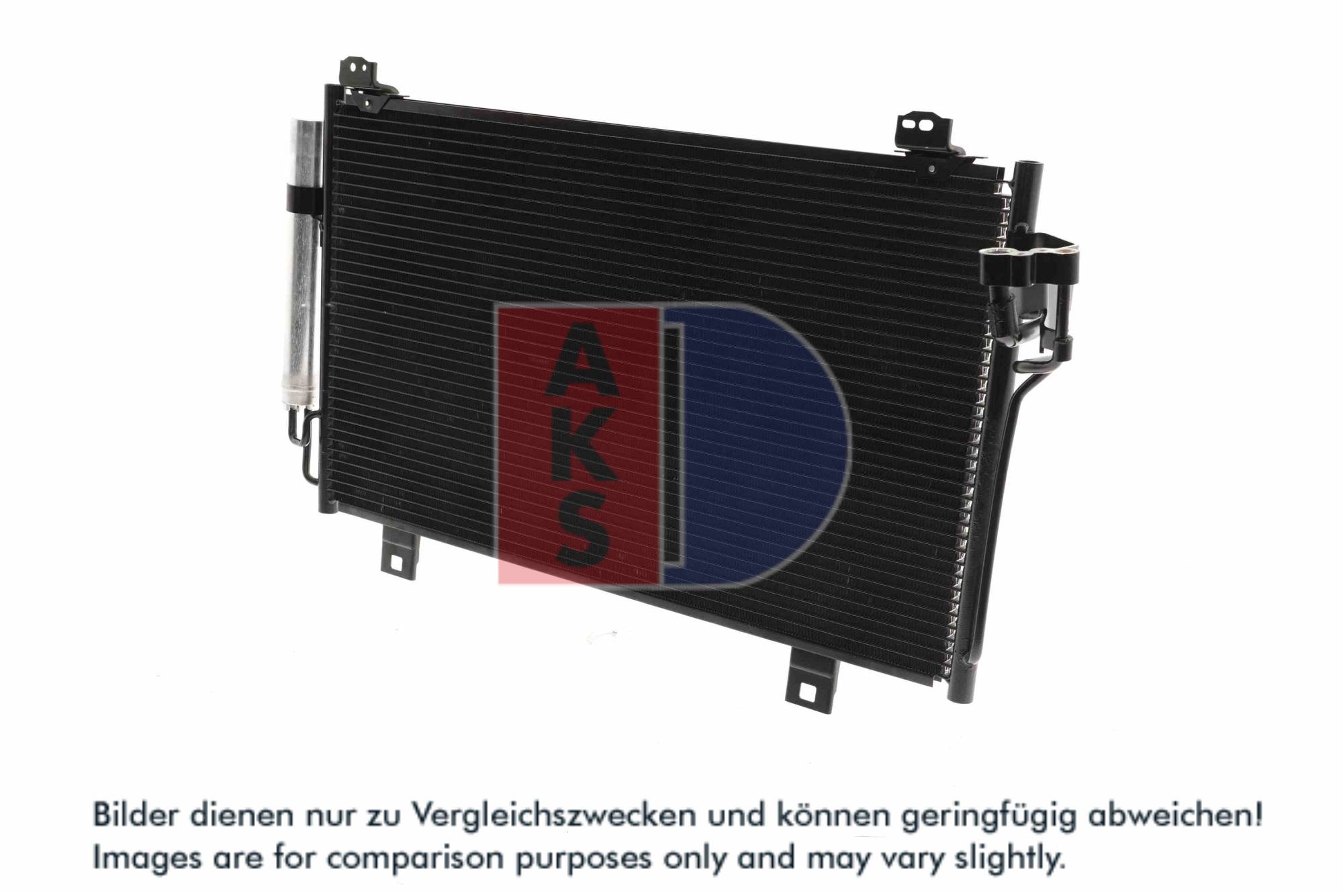 AKS DASIS Kondensor, klimaanlæg 112044n for MAZDA