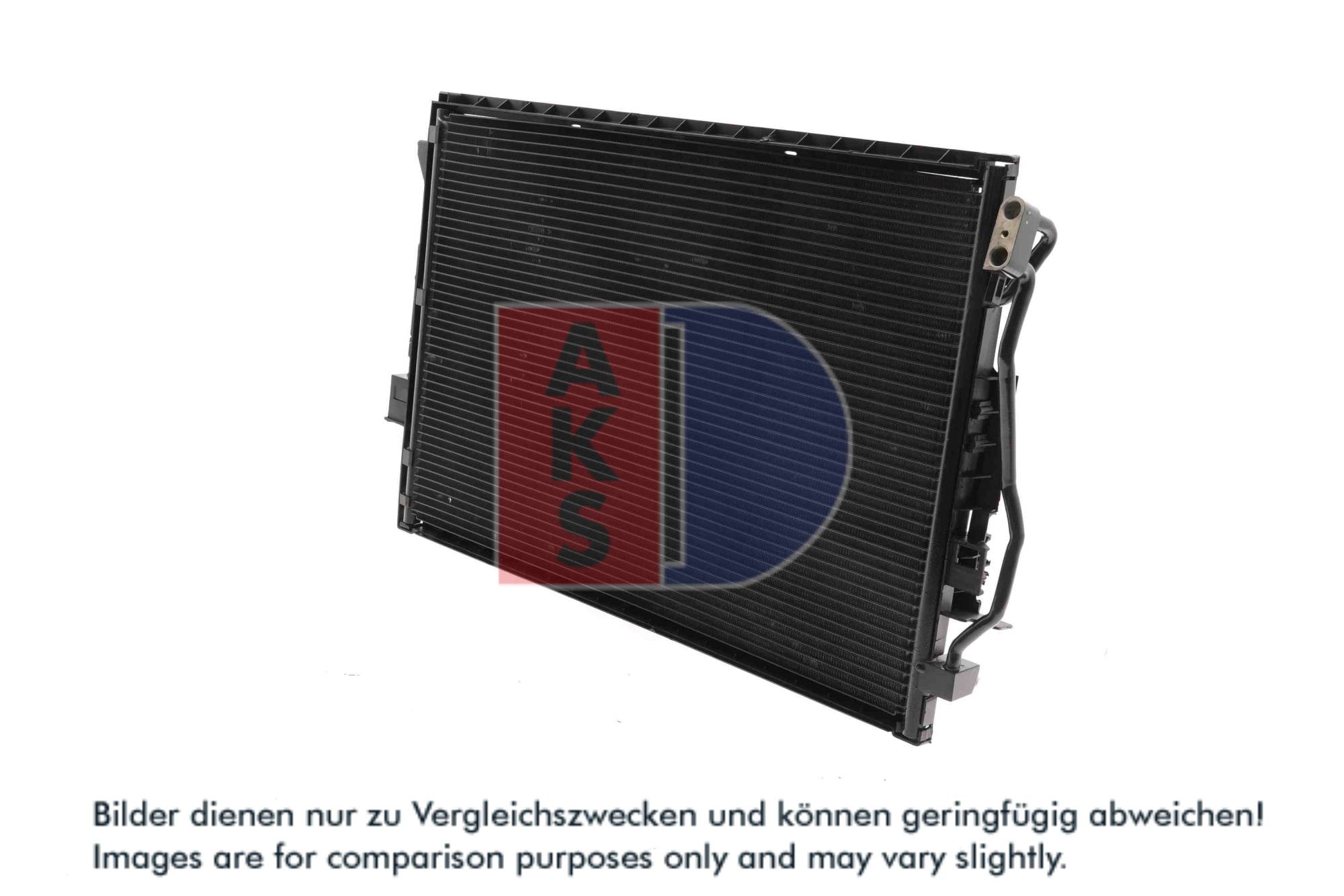 AKS DASIS Kondensor, klimaanlæg 122034n for MERCEDES-BENZ