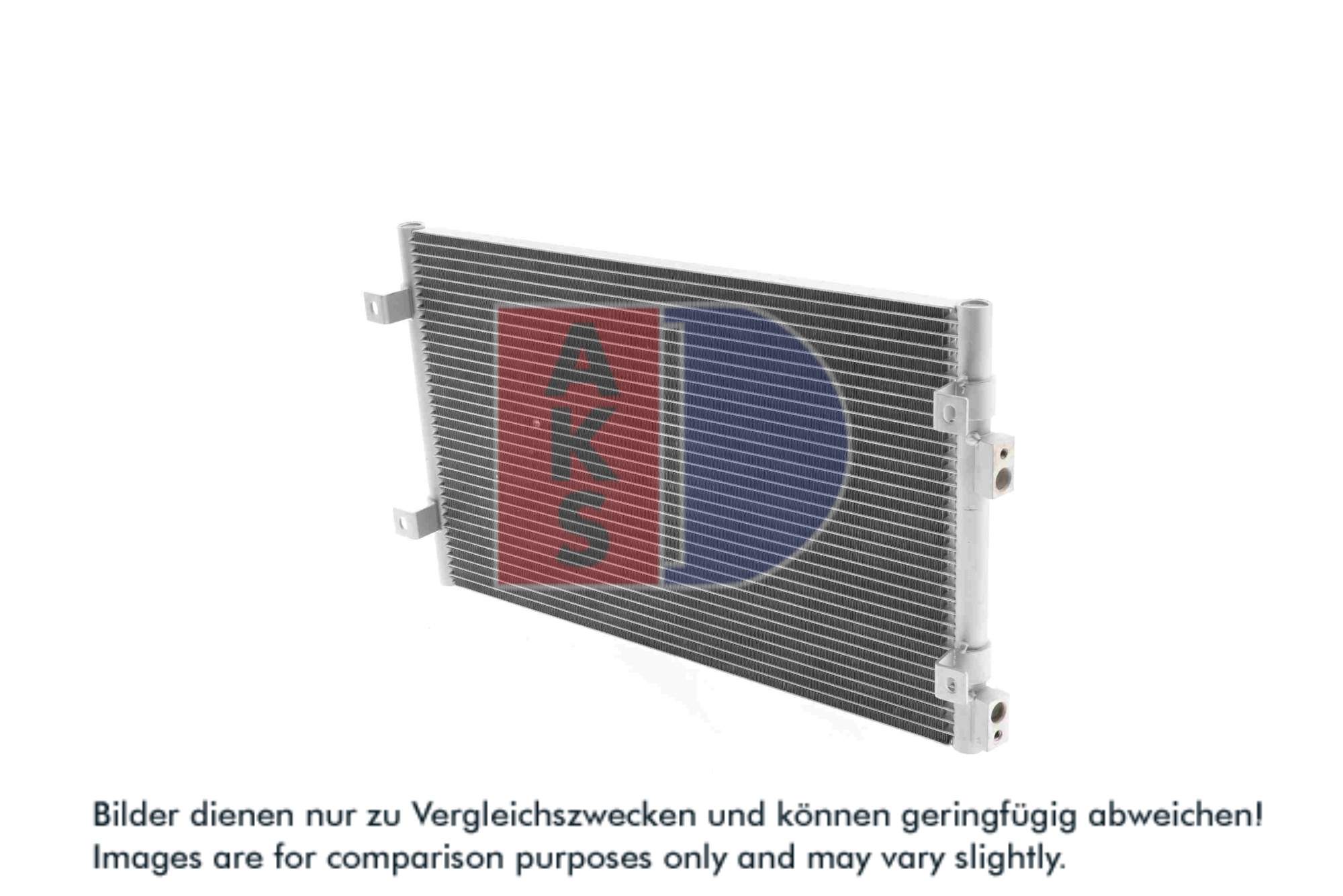AKS DASIS Kondensor, klimaanlæg 122022n for MERCEDES-BENZ