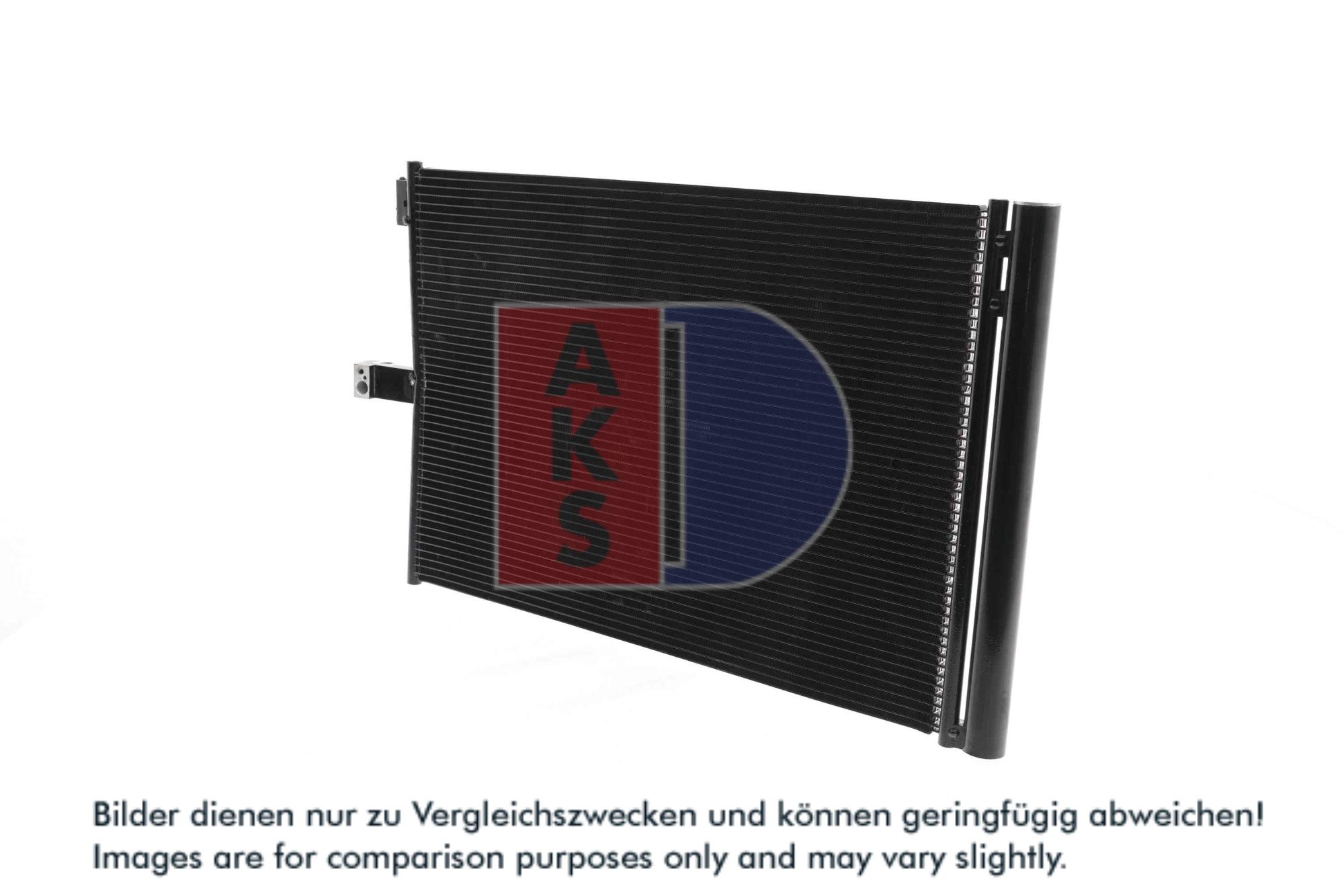 AKS DASIS Kondensor, klimaanlæg 122037n for MERCEDES-BENZ