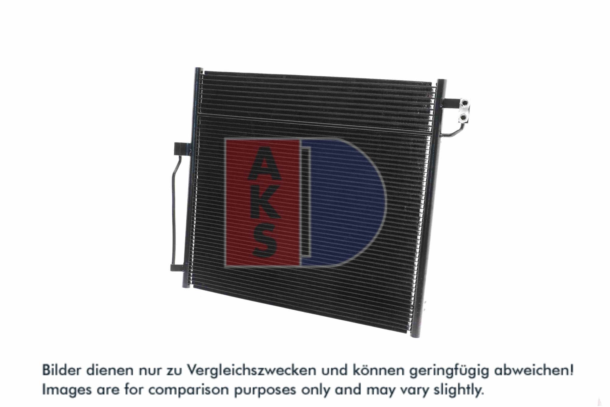 AKS DASIS Kondensor, klimaanlæg 122038n for MERCEDES-BENZ