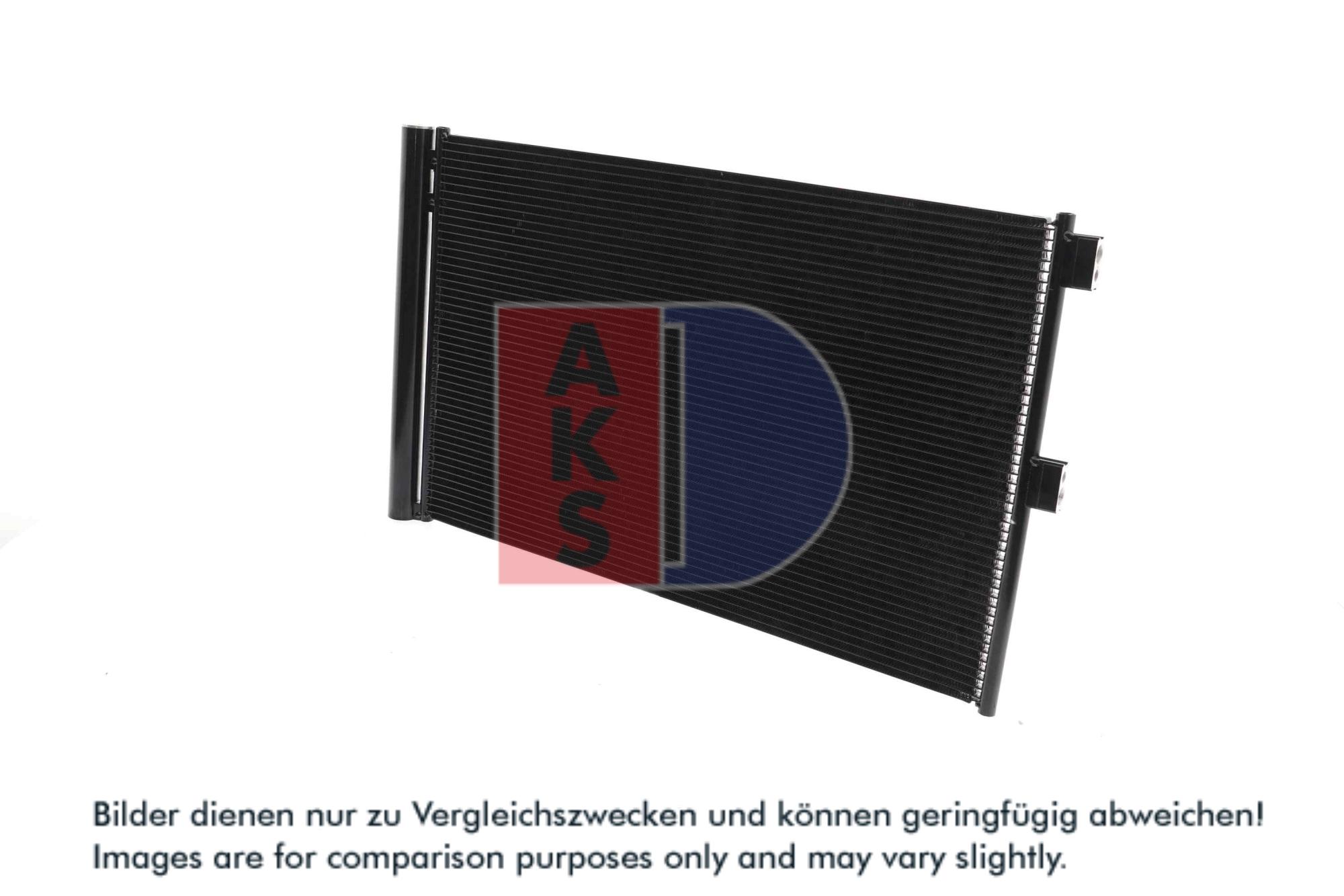 AKS DASIS Kondensor, klimaanlæg 122042n for MERCEDES-BENZ