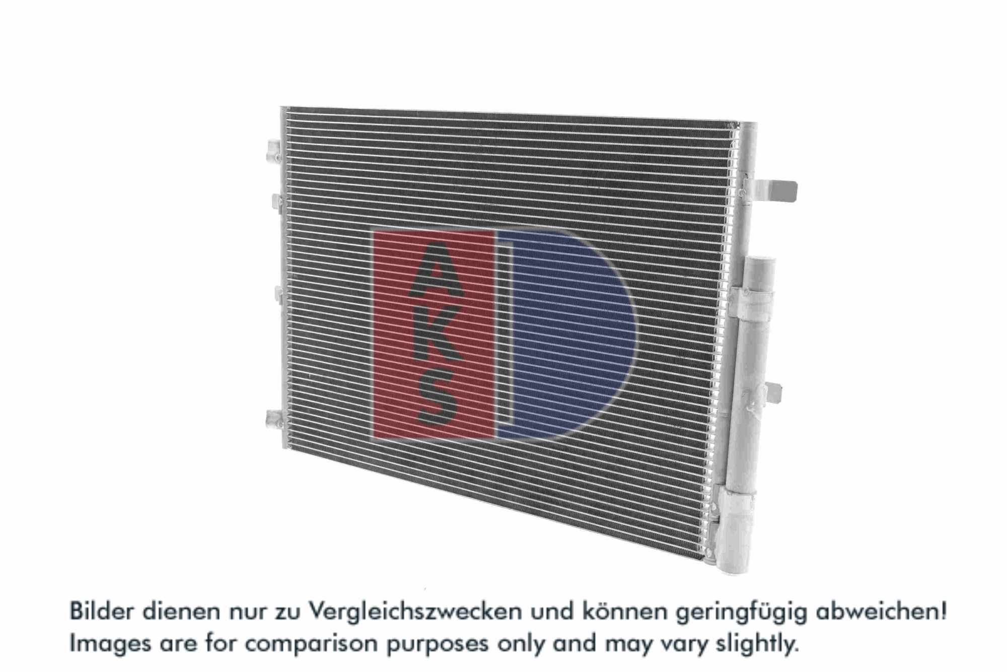 AKS DASIS Kondensor, klimaanlæg 182052n for RENAULT