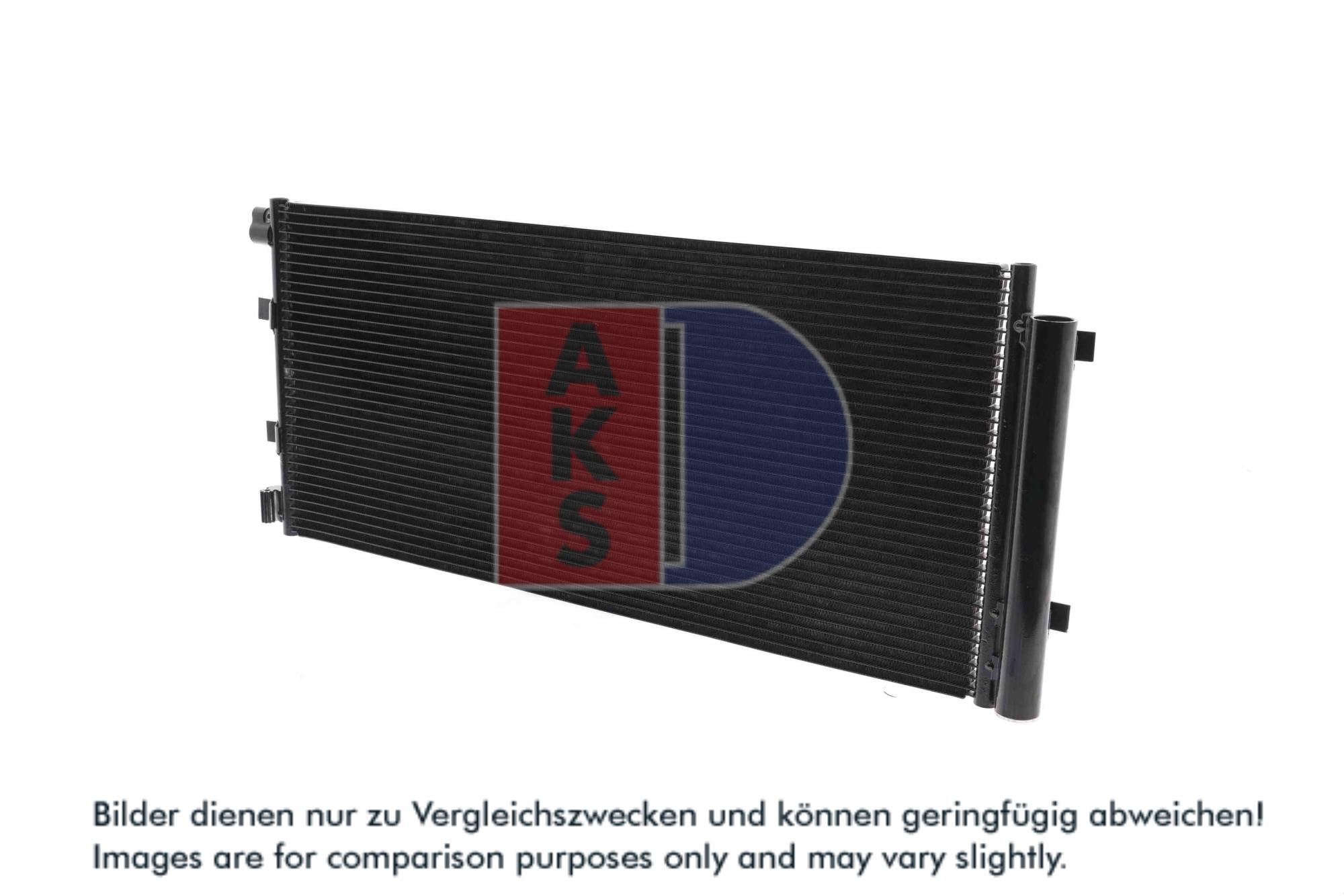 AKS DASIS Kondensor, klimaanlæg 182048n for NISSAN RENAULT