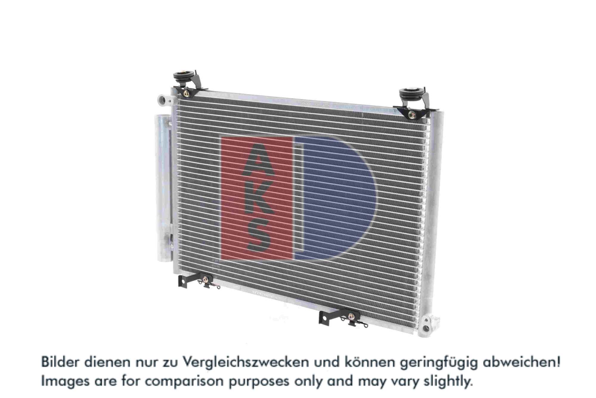 AKS DASIS Kondensor, klimaanlæg 212044n for TOYOTA
