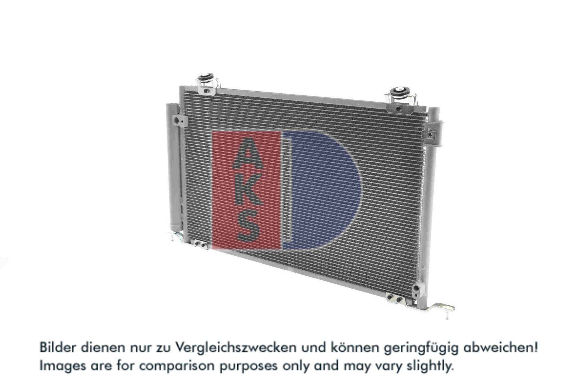 AKS DASIS Kondensor, klimaanlæg 212064n for TOYOTA