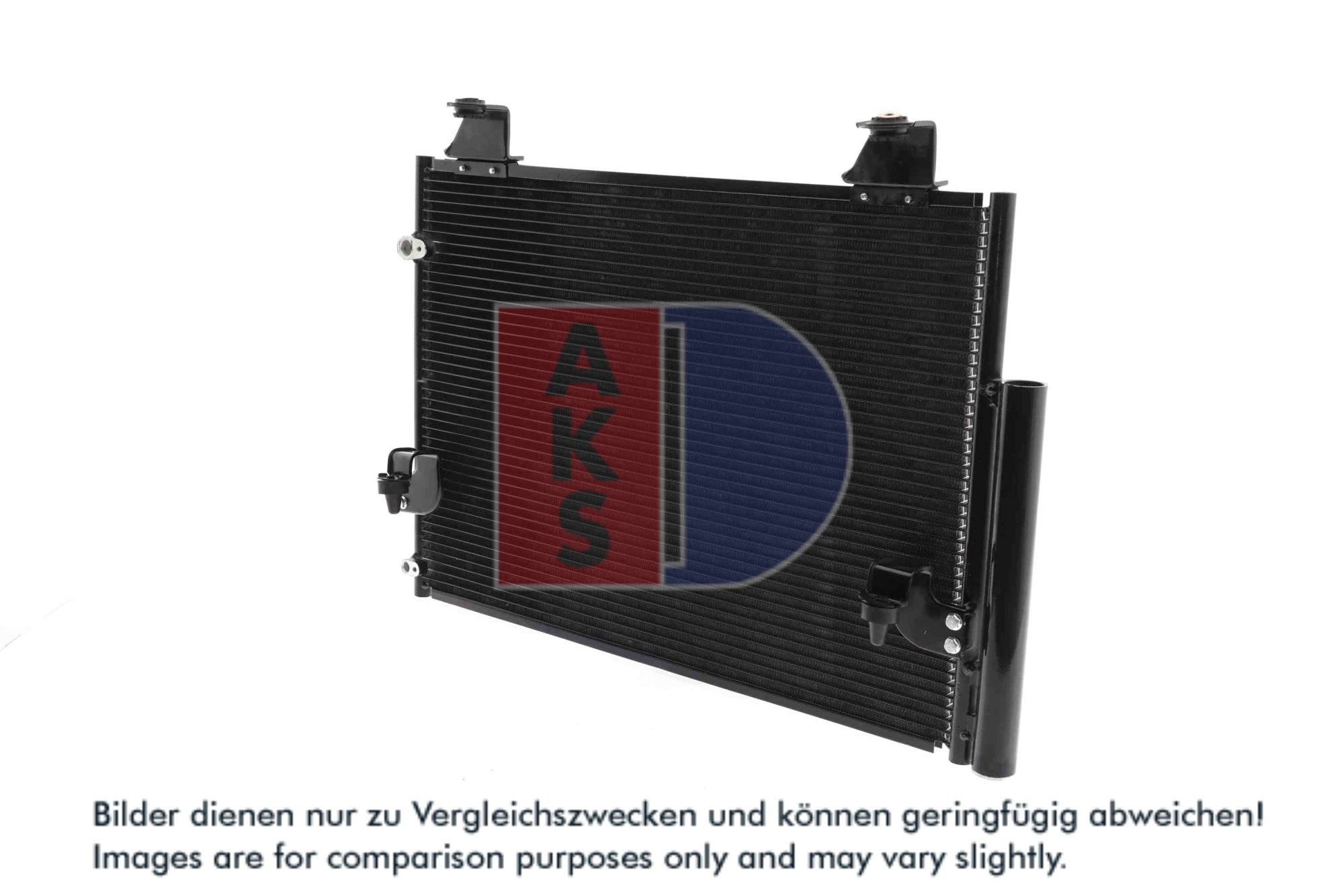 AKS DASIS Kondensor, klimaanlæg 212072n for TOYOTA
