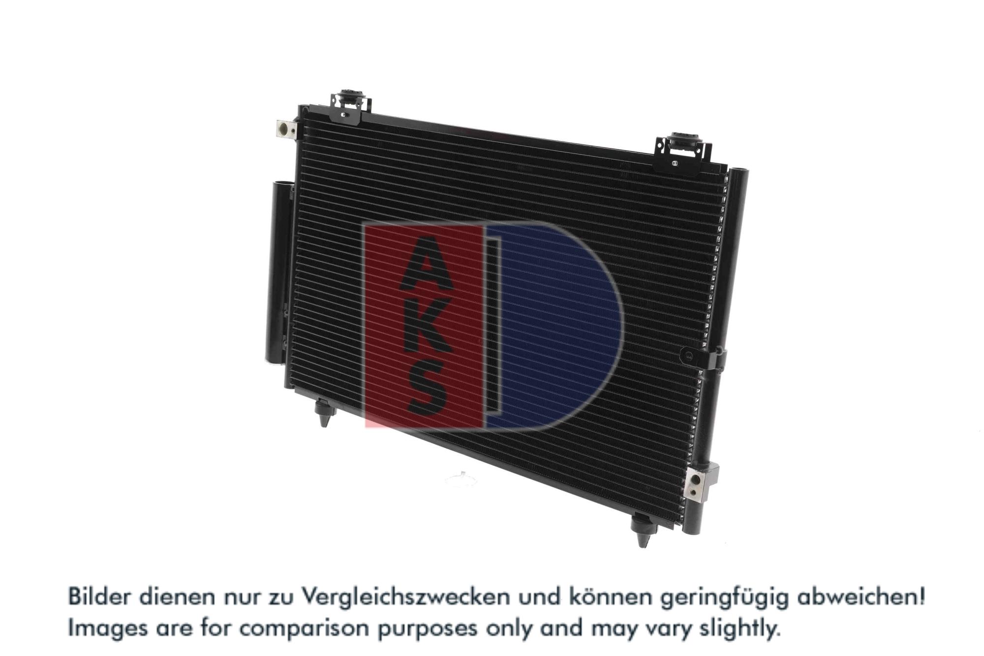 AKS DASIS Kondensor, klimaanlæg 212084n for TOYOTA