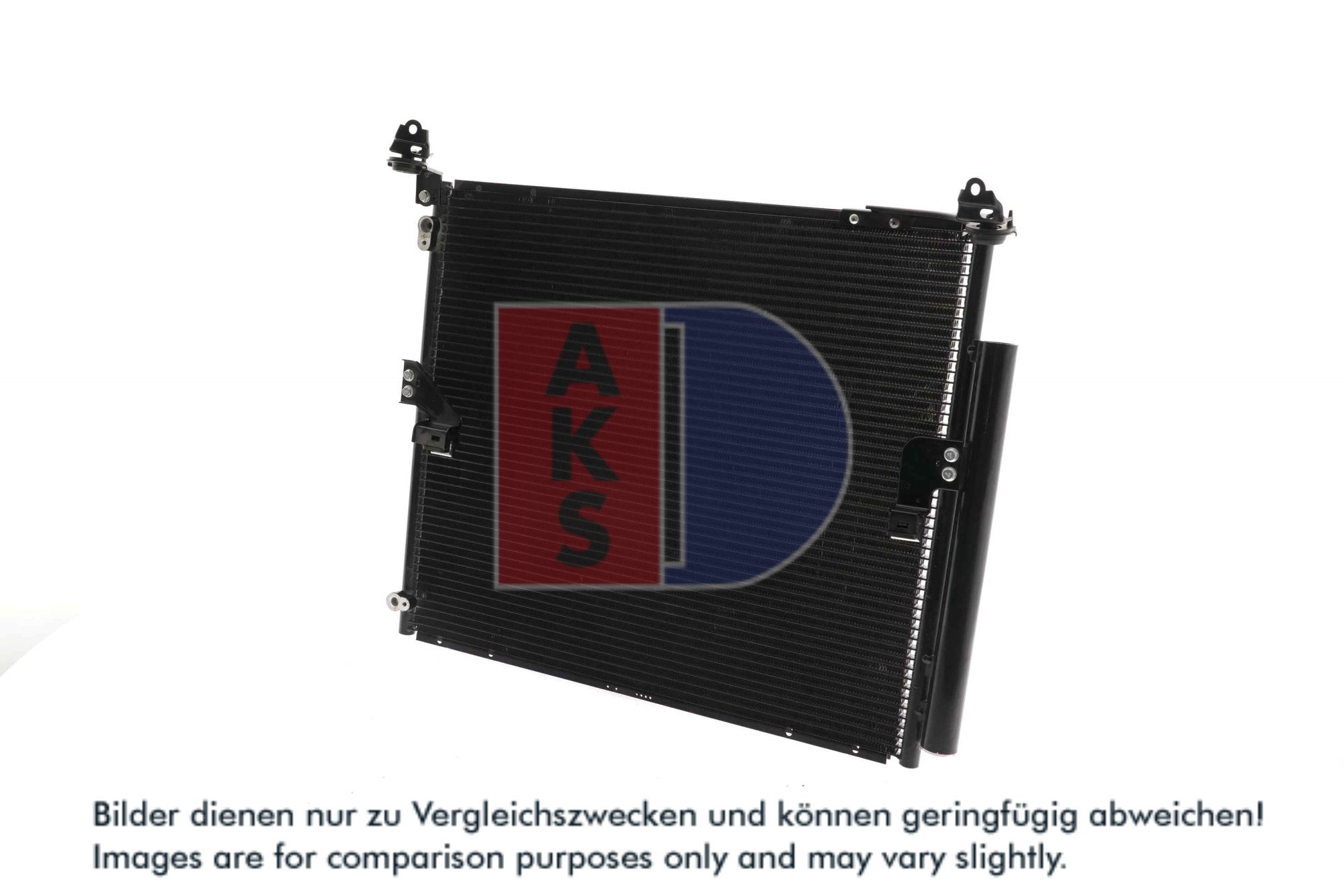 AKS DASIS Kondensor, klimaanlæg 212101n for TOYOTA