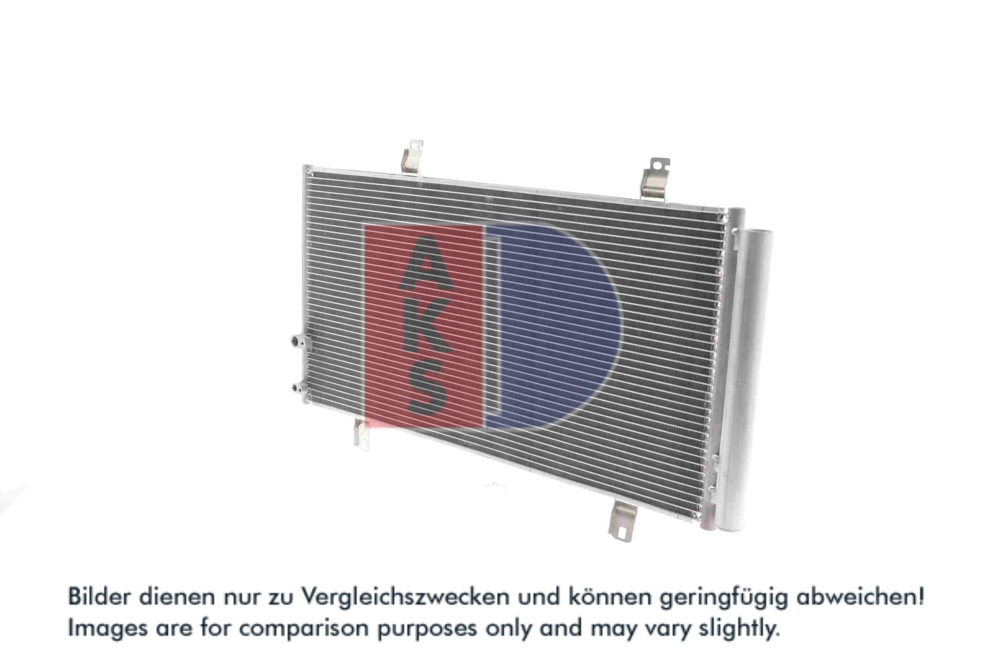 AKS DASIS Kondensor, klimaanlæg 212105n for TOYOTA