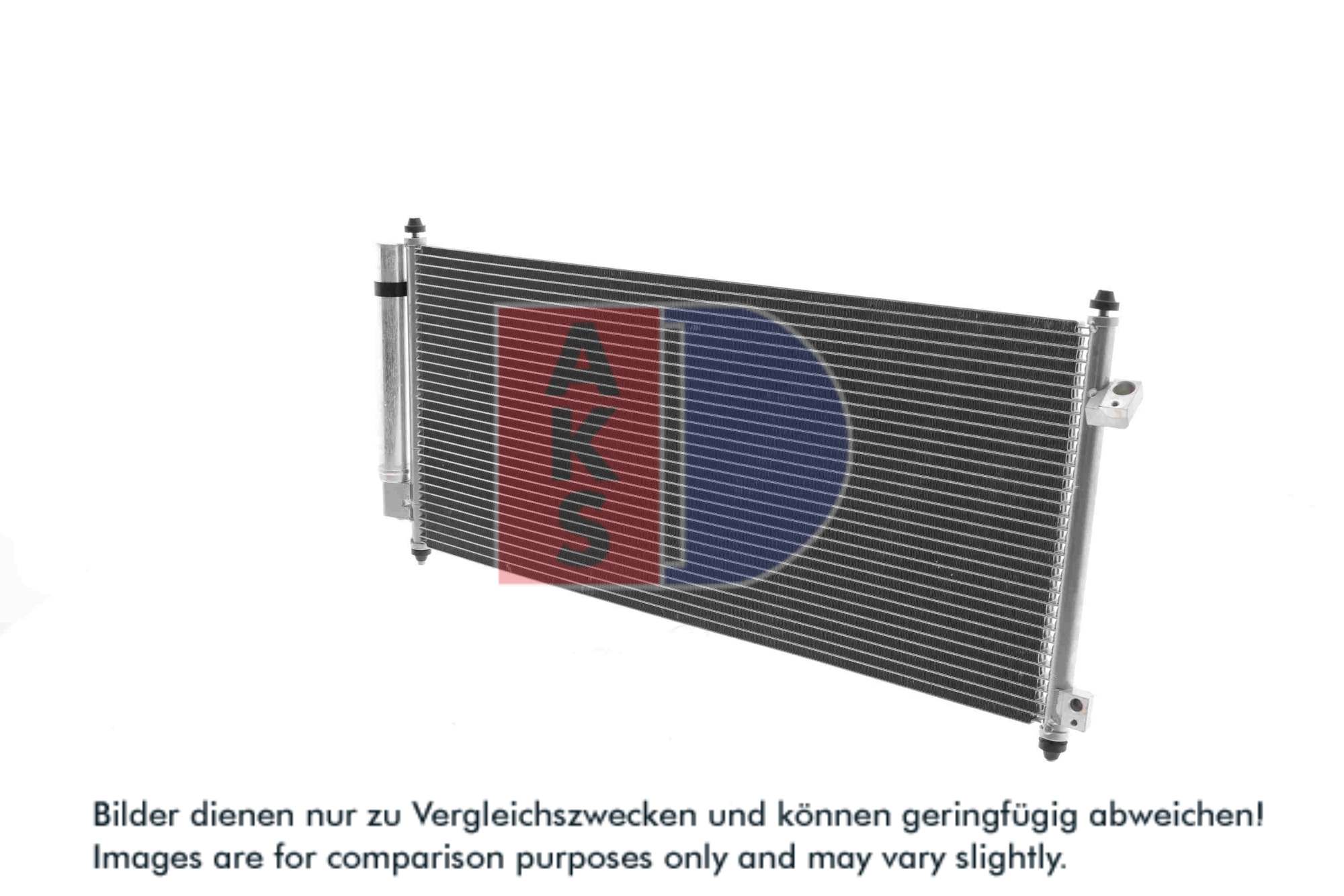 AKS DASIS Kondensor, klimaanlæg 212080n for HONDA