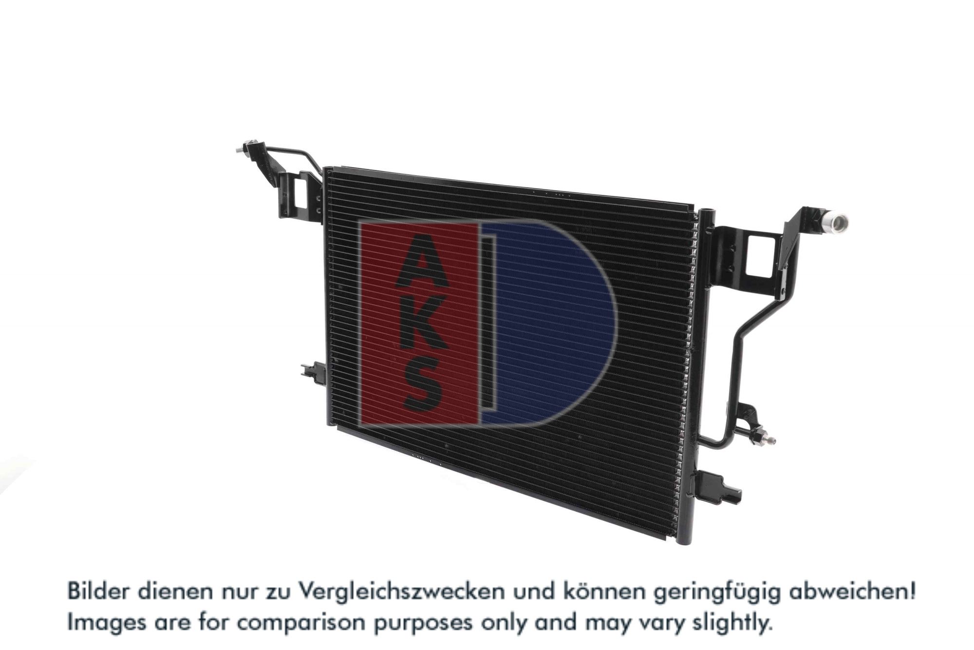 AKS DASIS Kondensor, klimaanlæg 482015n for AUDI