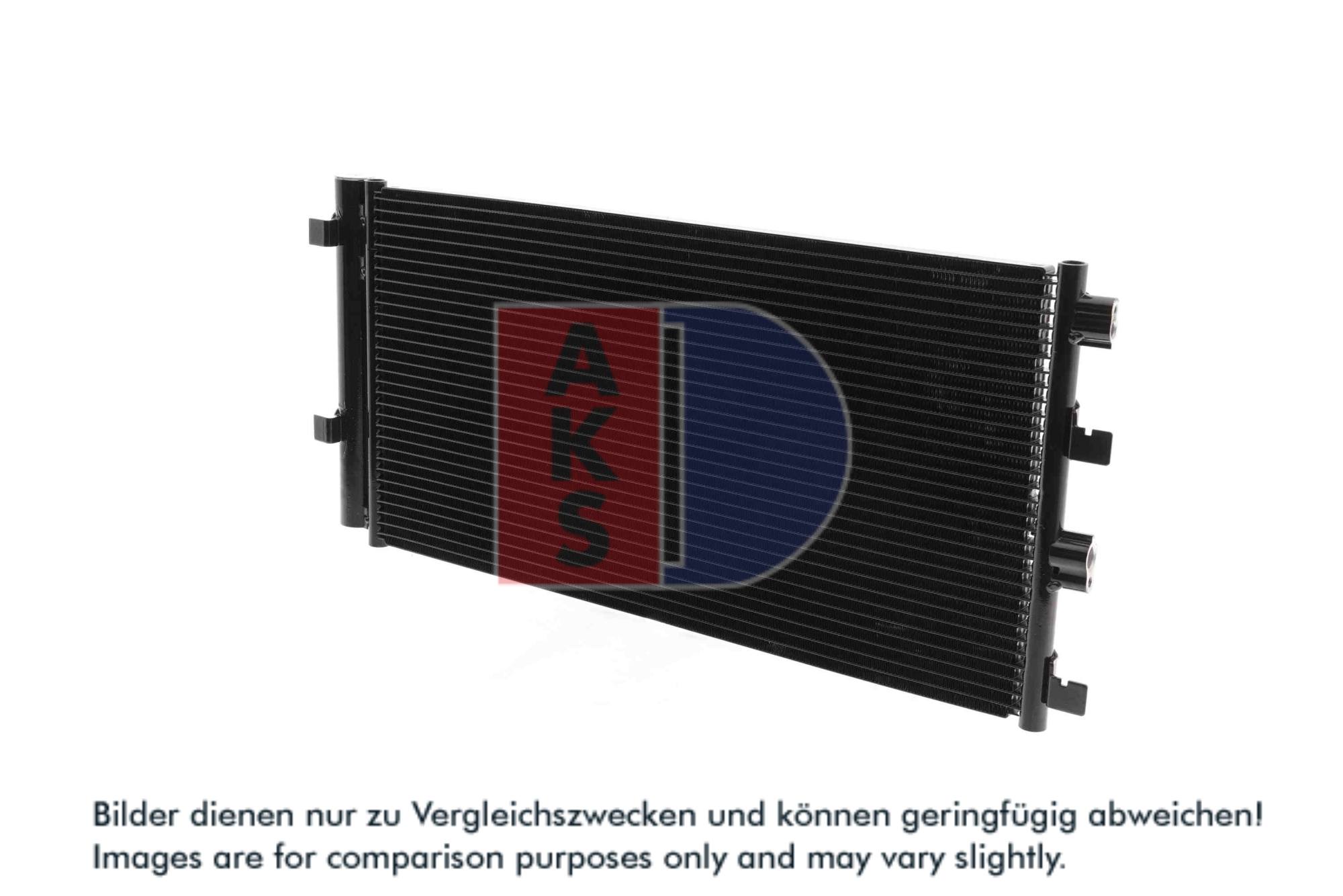 AKS DASIS Kondensor, klimaanlæg 492004n for RENAULT