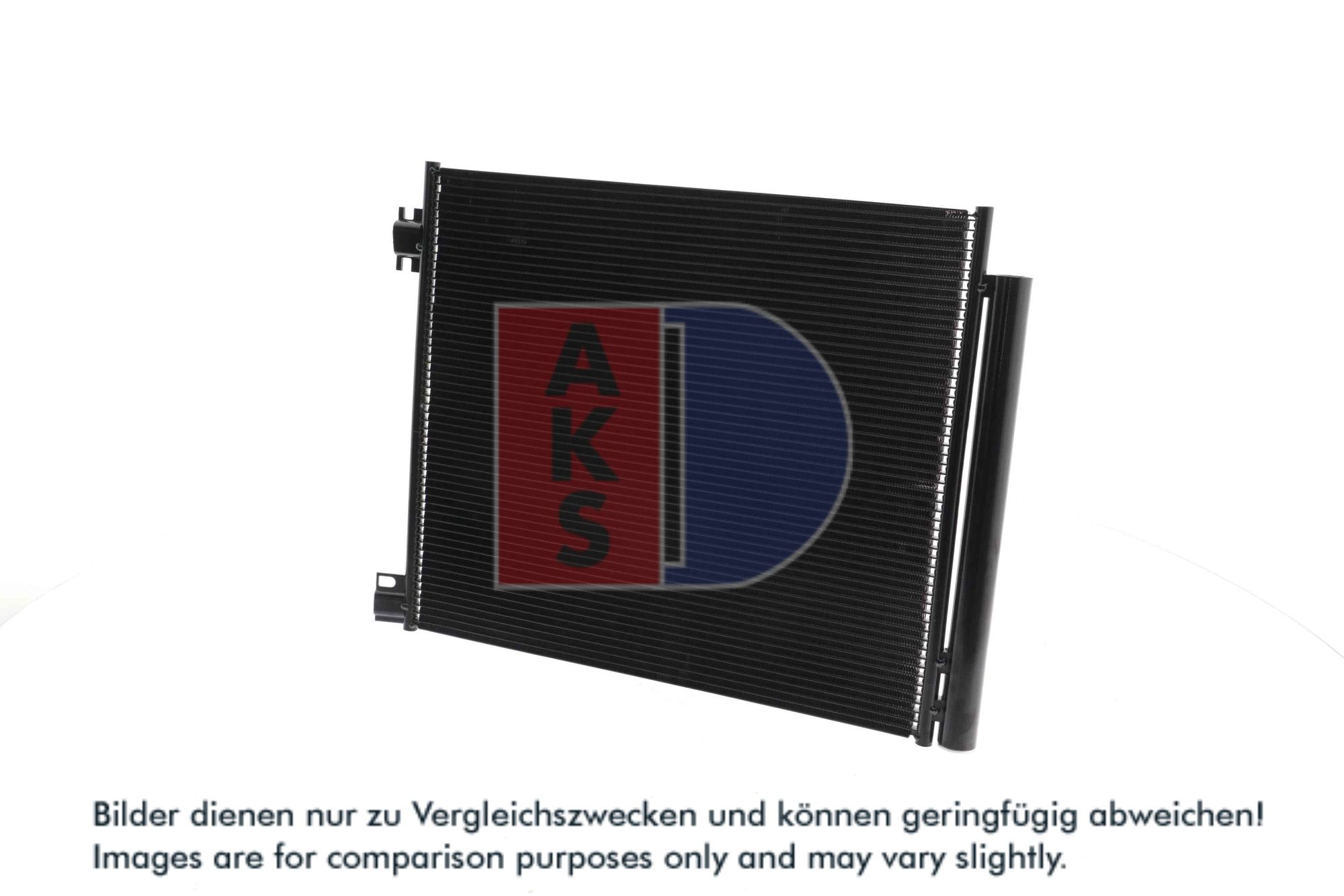 AKS DASIS Kondensor, klimaanlæg 072058n for RENAULT