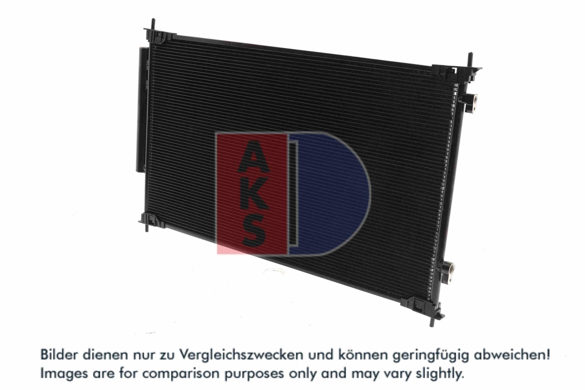 AKS DASIS Kondensor, klimaanlæg 102043n for HONDA