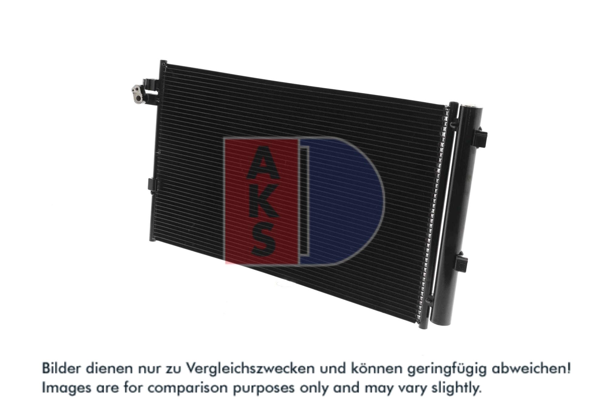 AKS DASIS Kondensor, klimaanlæg 052034n for BMW